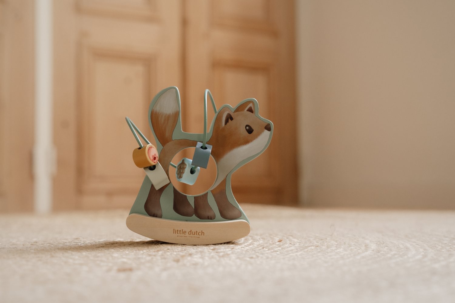 Jucarie din lemn FSC - Vulpe - Forest Friends - Little Dutch 