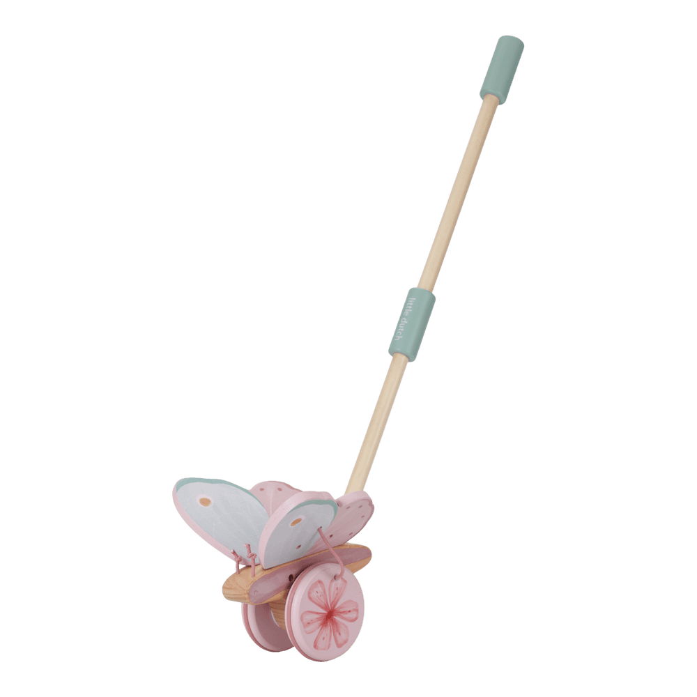 Jucarie de impins din lemn FSC - Fairy Garden - Little Dutch 