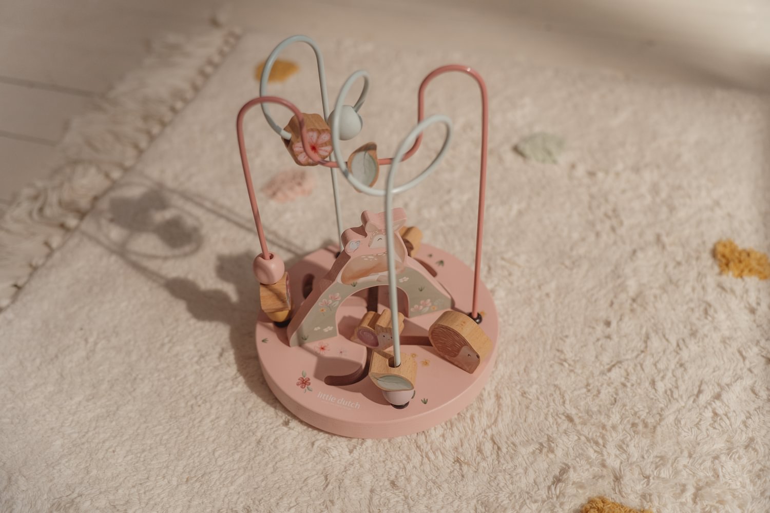 Jucarie din lemn FSC - Spirala cu Activitati Mare - Fairy Garden - Little Dutch 