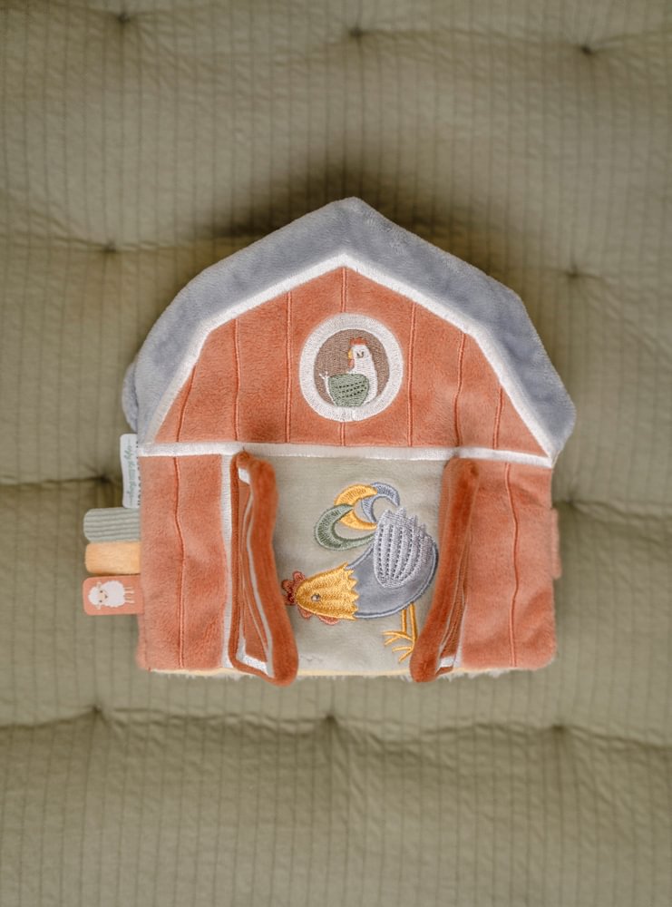 Carte senzoriala pentru bebelusi - Little Farm - Little Dutch 
