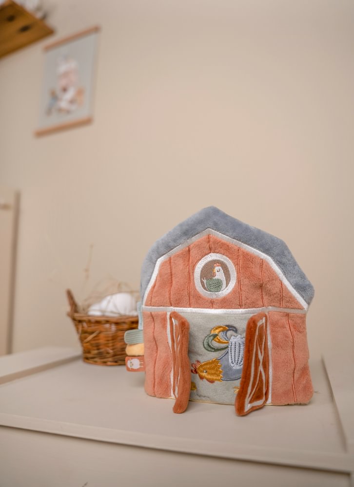 Carte senzoriala pentru bebelusi - Little Farm - Little Dutch 