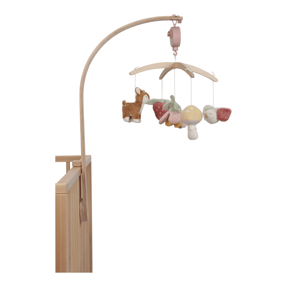 Carusel muzical din lemn FSC - Fairy Garden - Little Dutch 