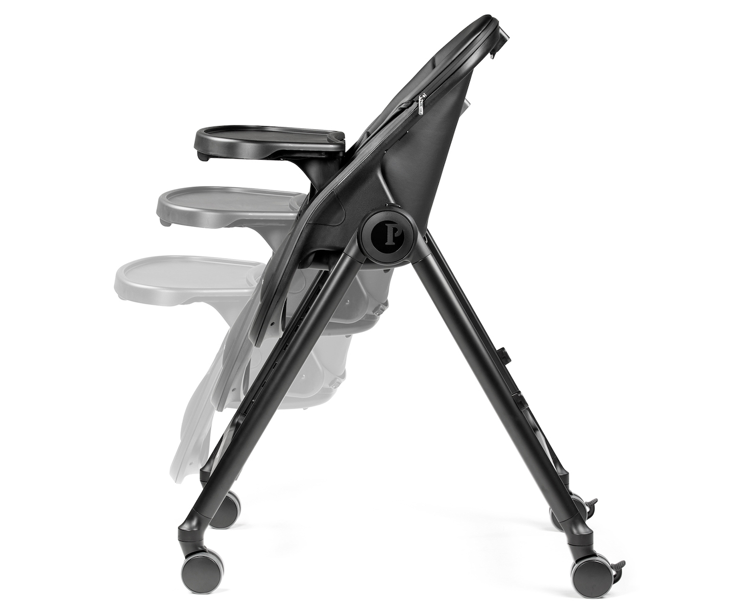 Scaun de masa multifuncțional 2 in 1 Living True Black Peg Perego