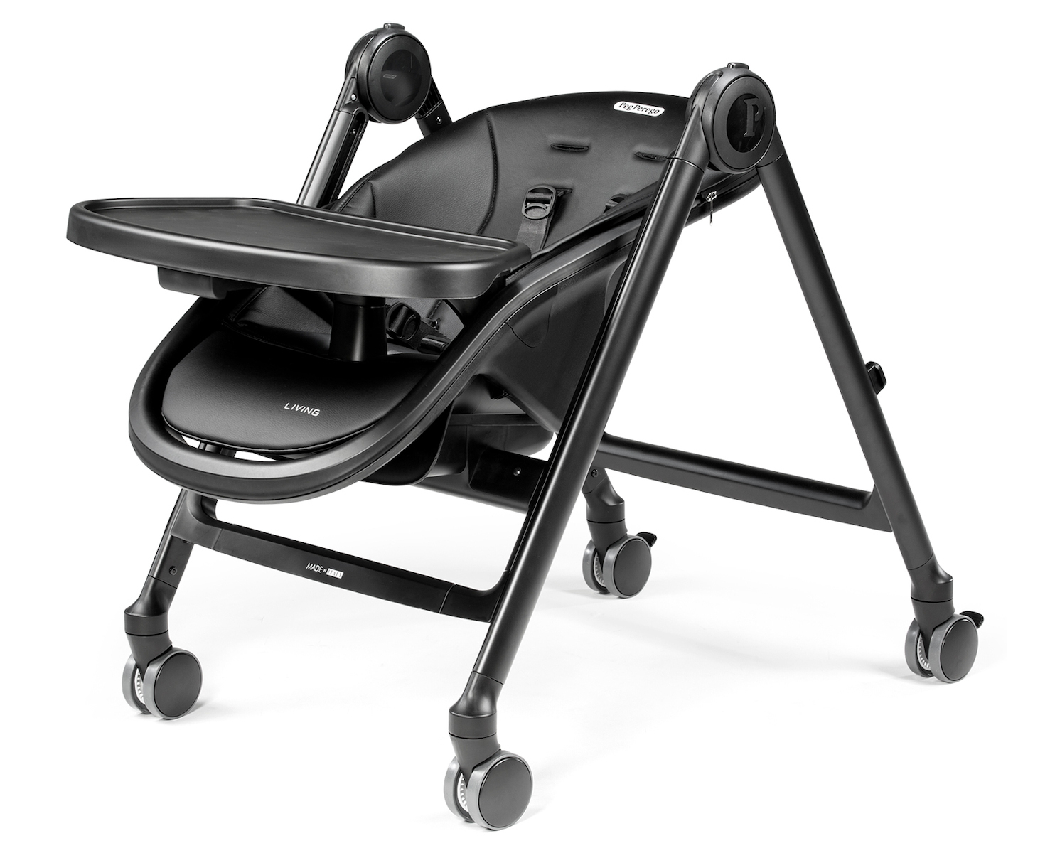 Scaun de masa multifuncțional 2 in 1 Living True Black Peg Perego