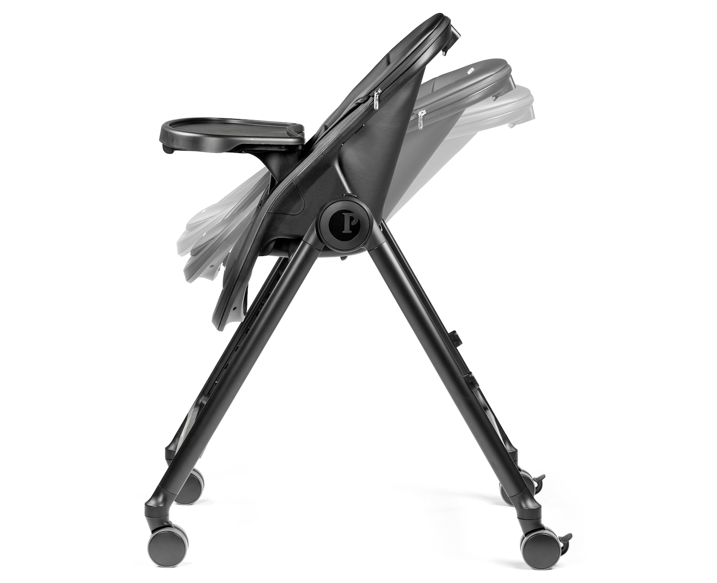 Scaun de masa multifuncțional 2 in 1 Living True Black Peg Perego