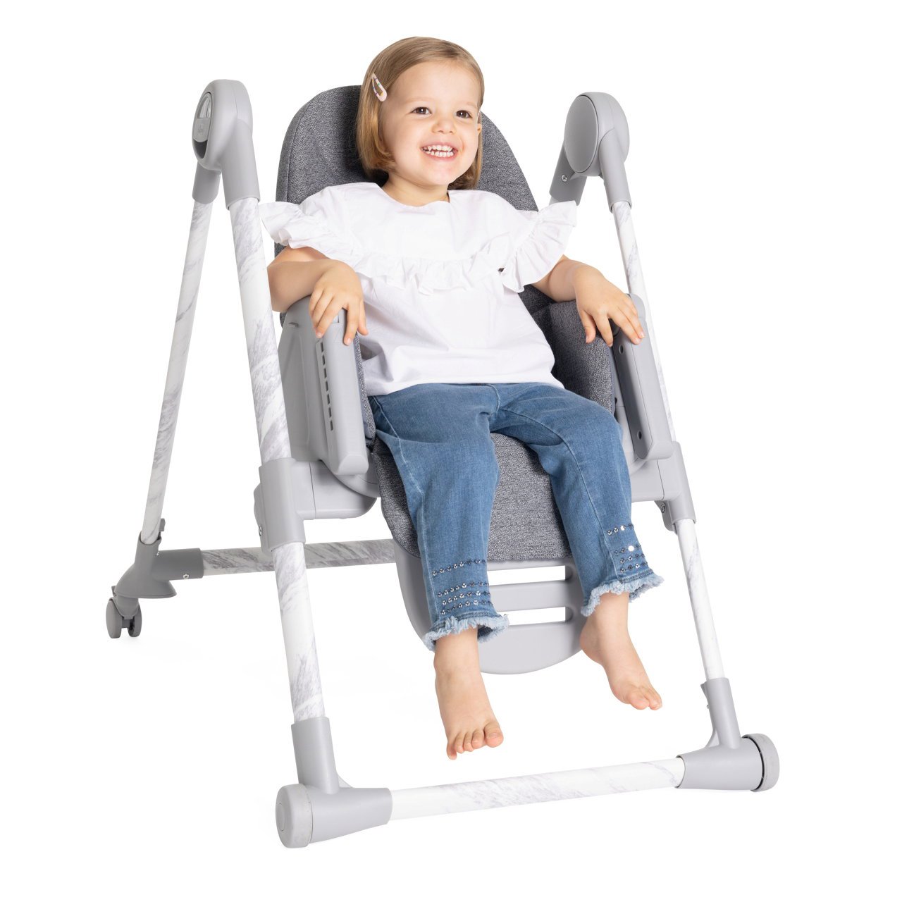 Scaun de masa Chicco Polly Armonia CARRARA, 6luni+