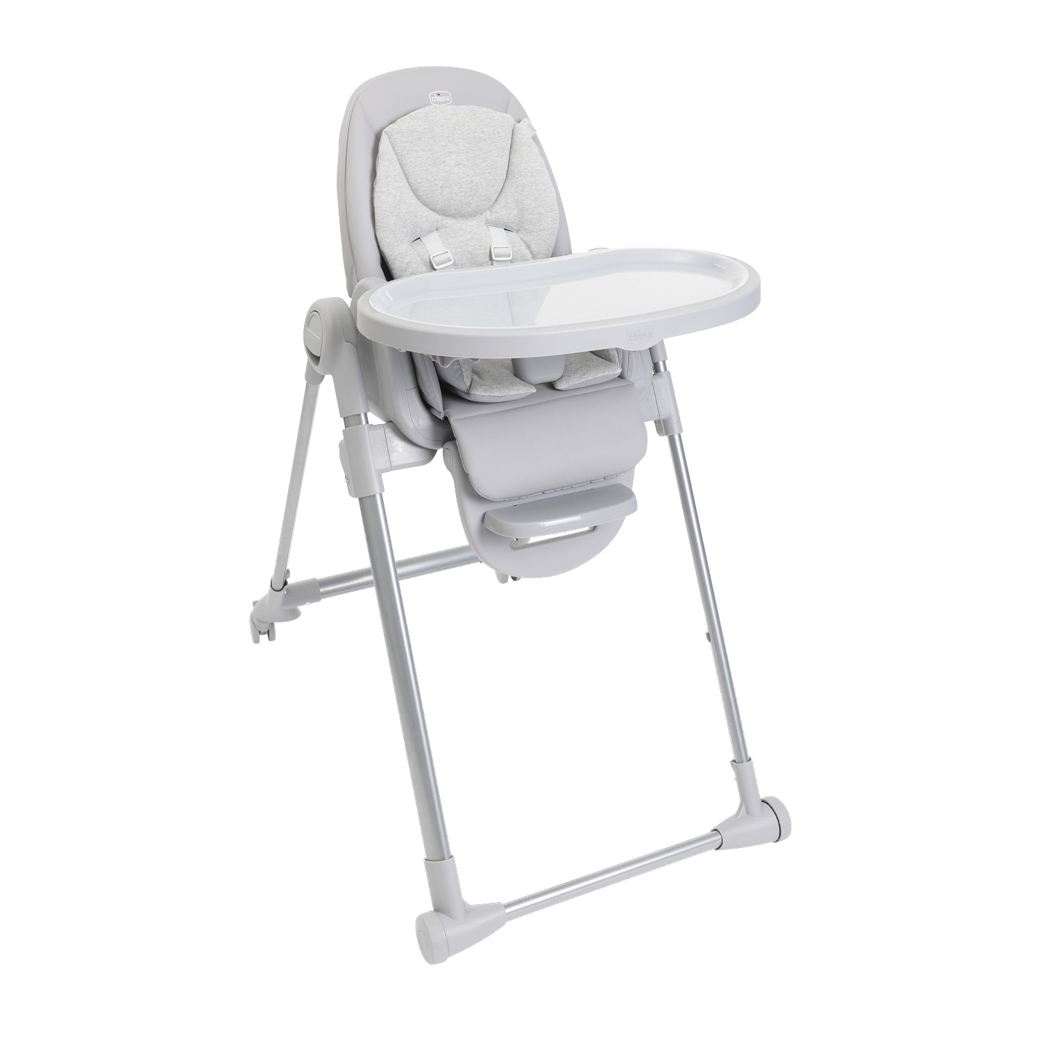 Scaun de masa Chicco Polly Armonia Steel, 6luni+