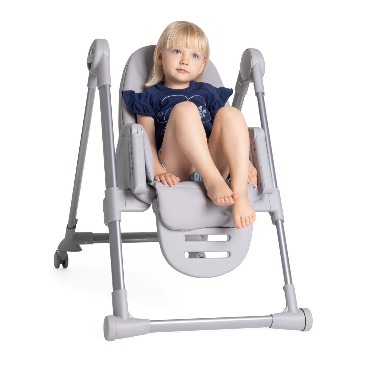 Scaun de masa Chicco Polly Armonia Steel, 6luni+