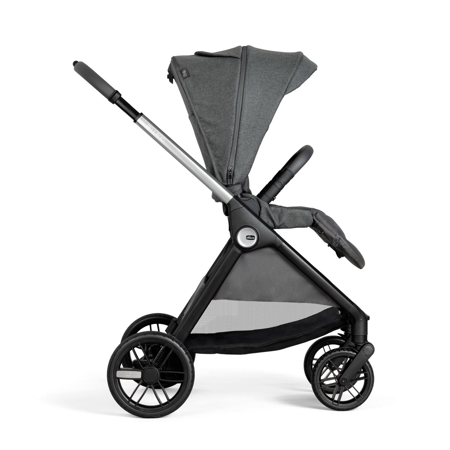 Carucior Chicco Bellagio, Black Satin