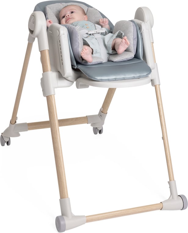 Scaun de masa Chicco Polly Armonia Greenery, 6luni+
