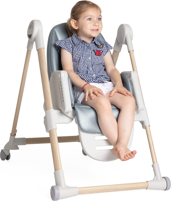 Scaun de masa Chicco Polly Armonia Greenery, 6luni+