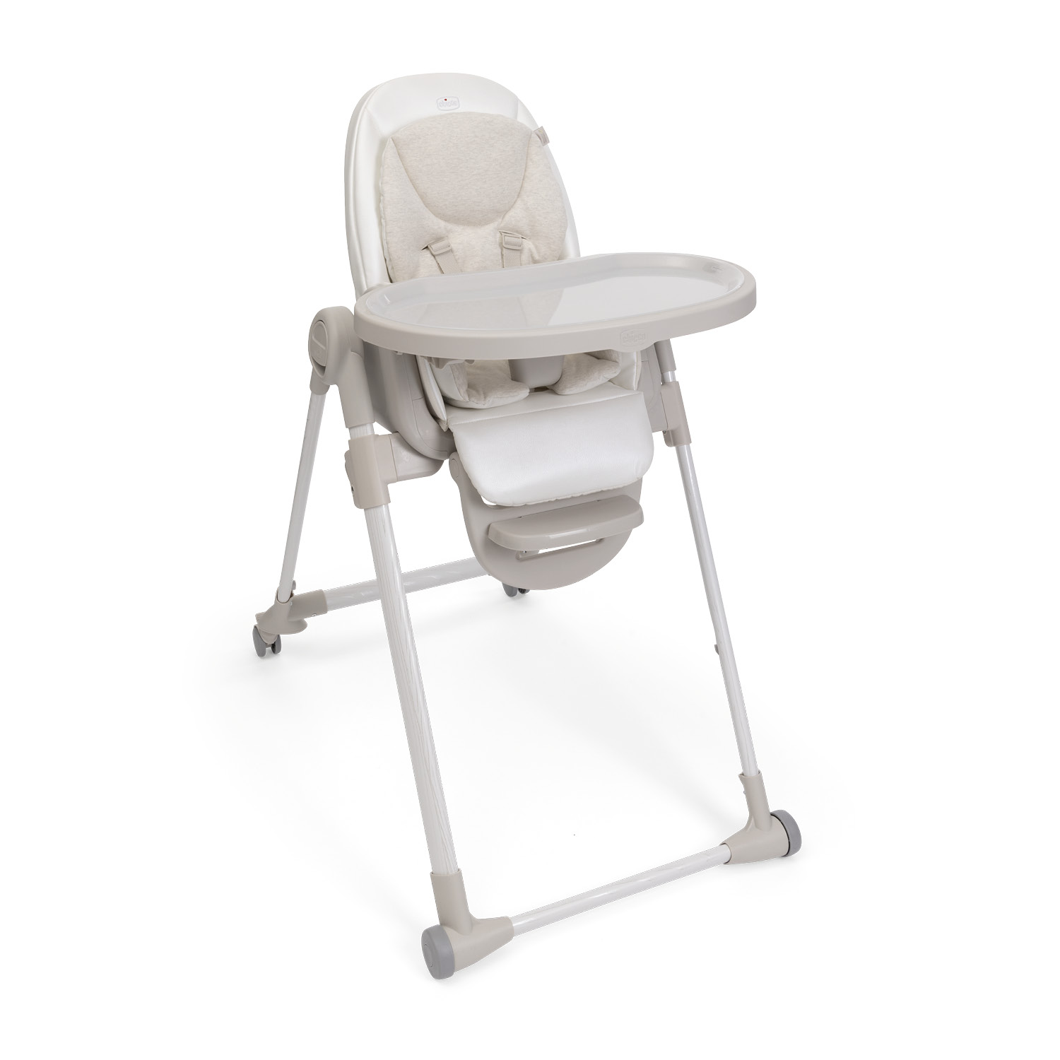 Scaun de masa Chicco Polly Armonia Motherpearl, 6luni+