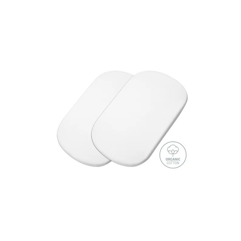Cearceaf pentru saltea patut Co-Sleeper Maxi-Cosi Iora Air white, 2 buc.