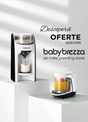 Pachet Promo Espresor lapte praf Formula Pro Advanced + Robot de bucatarie Food Maker Deluxe Baby Brezza