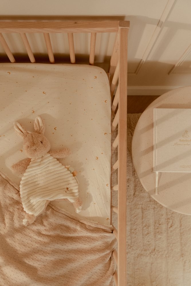 Jucarie paturica pentru bebelusi - Bunny - Newborn Naturals - Little Dutch