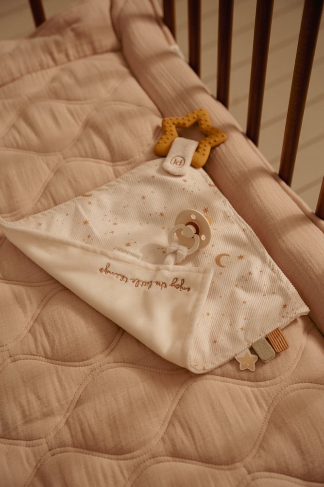 Jucarie paturica cu inel de dentitie - Newborn Naturals - Little Dutch
