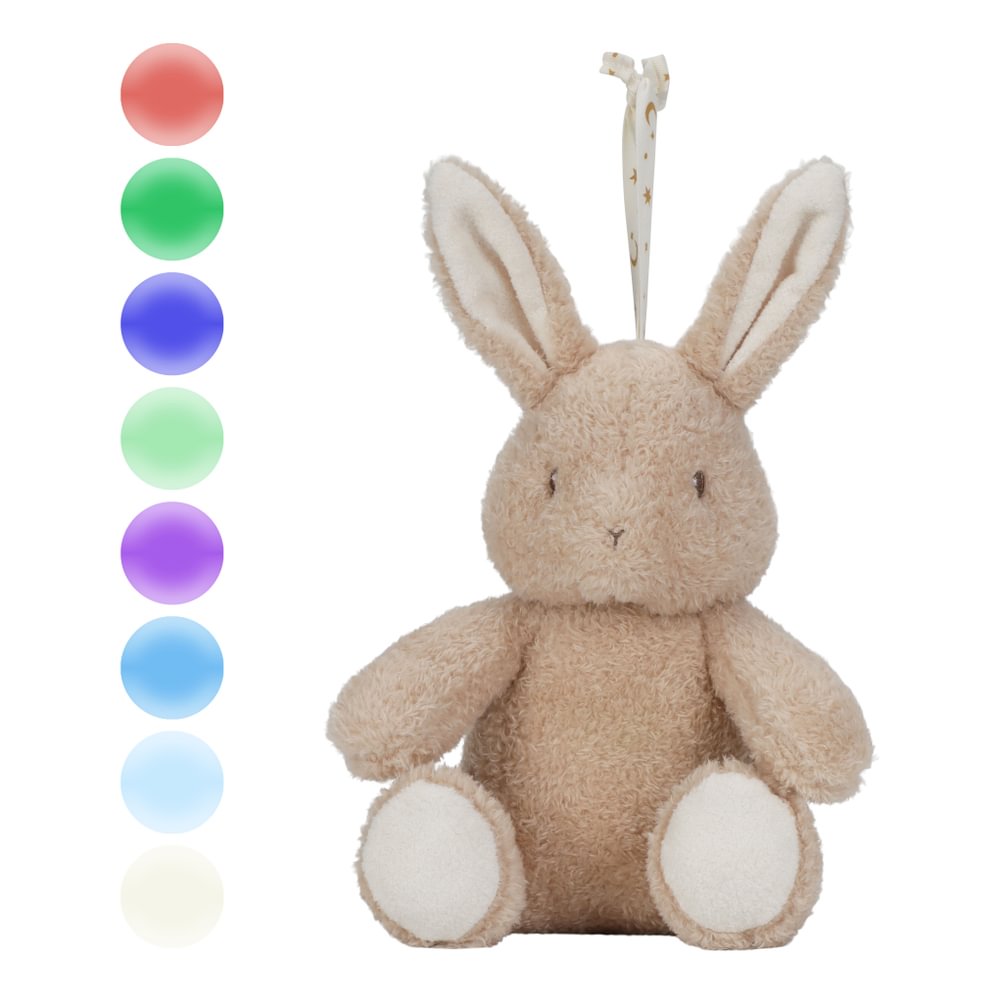 Jucarie din plus cu sunete si lumina de veche - Baby Bunny - Little Dutch
