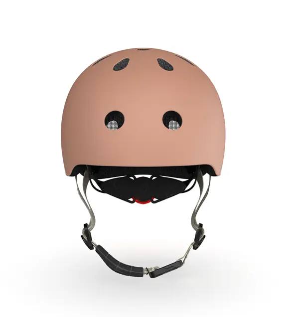 Casca de protectie pentru copii, cu sistem de reglare, Scoot & Ride Mocha, XXS-S, 1 an+