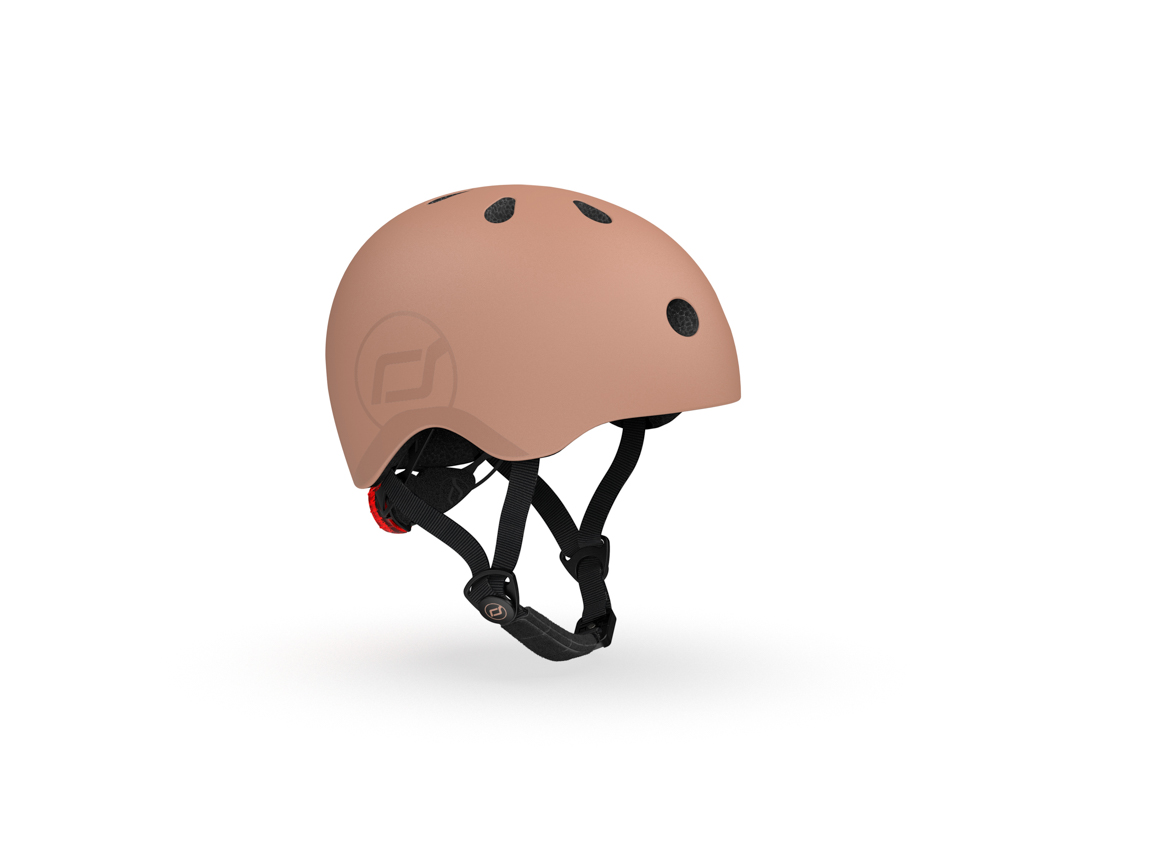 Casca de protectie pentru copii, cu sistem de reglare, Scoot & Ride Mocha, S-M, 3 ani+
