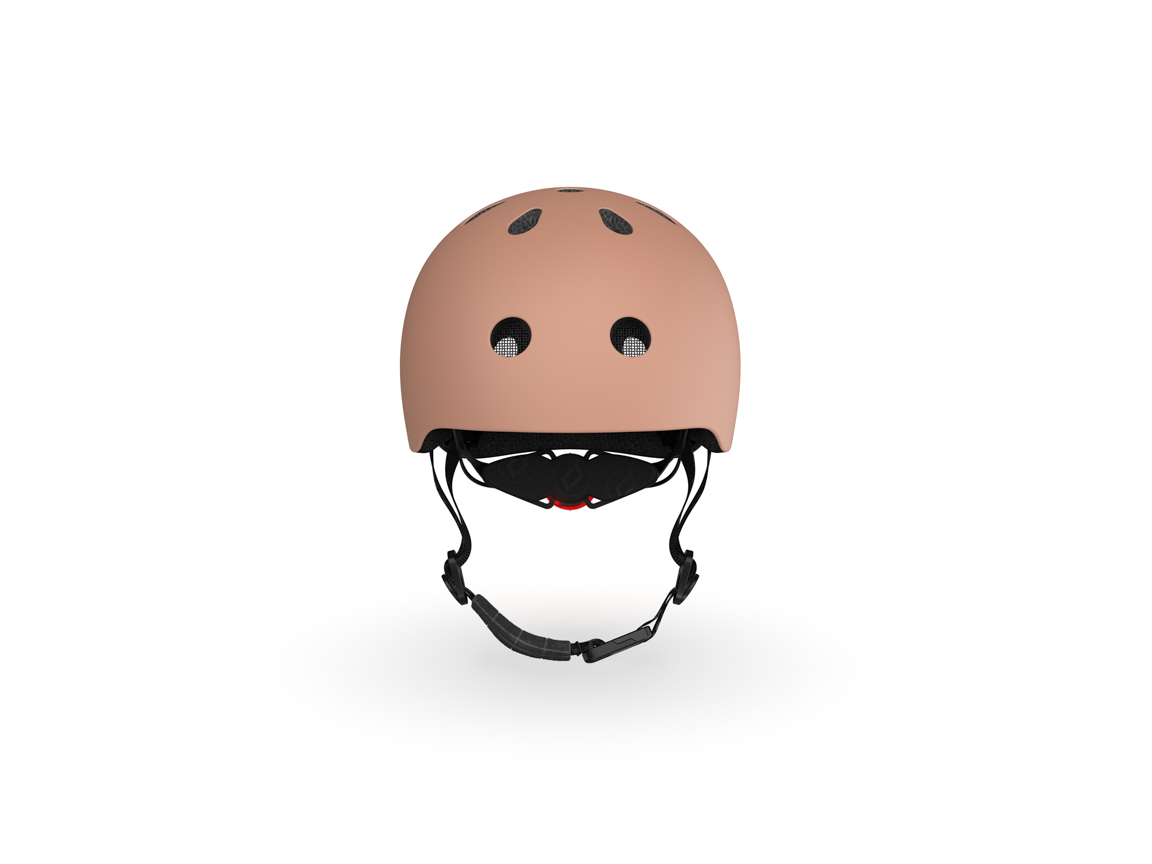 Casca de protectie pentru copii, cu sistem de reglare, Scoot & Ride Mocha, S-M, 3 ani+