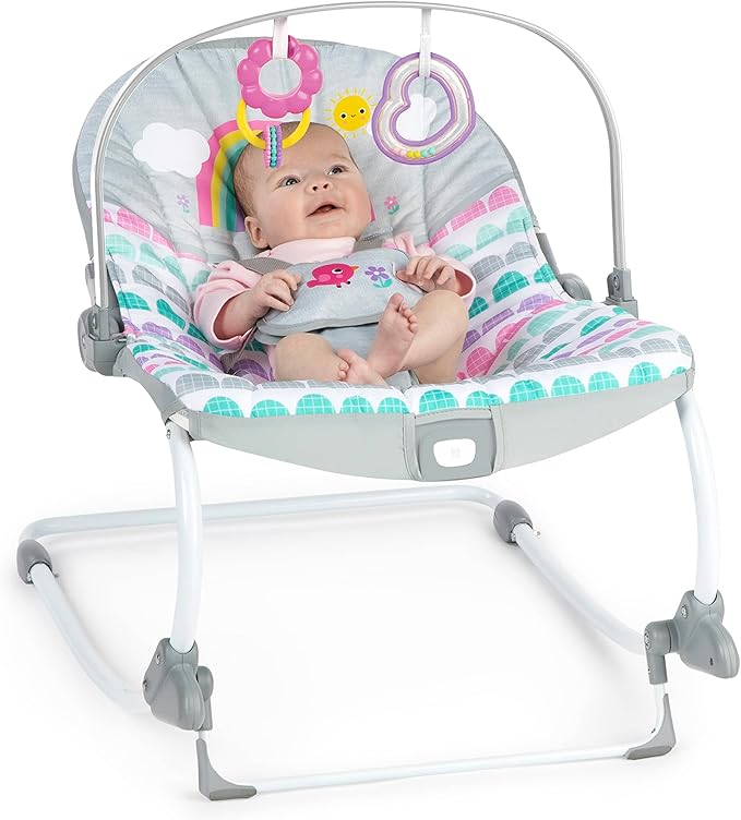 Balansoar 2 in 1 Bright Starts Rosy Rainbow