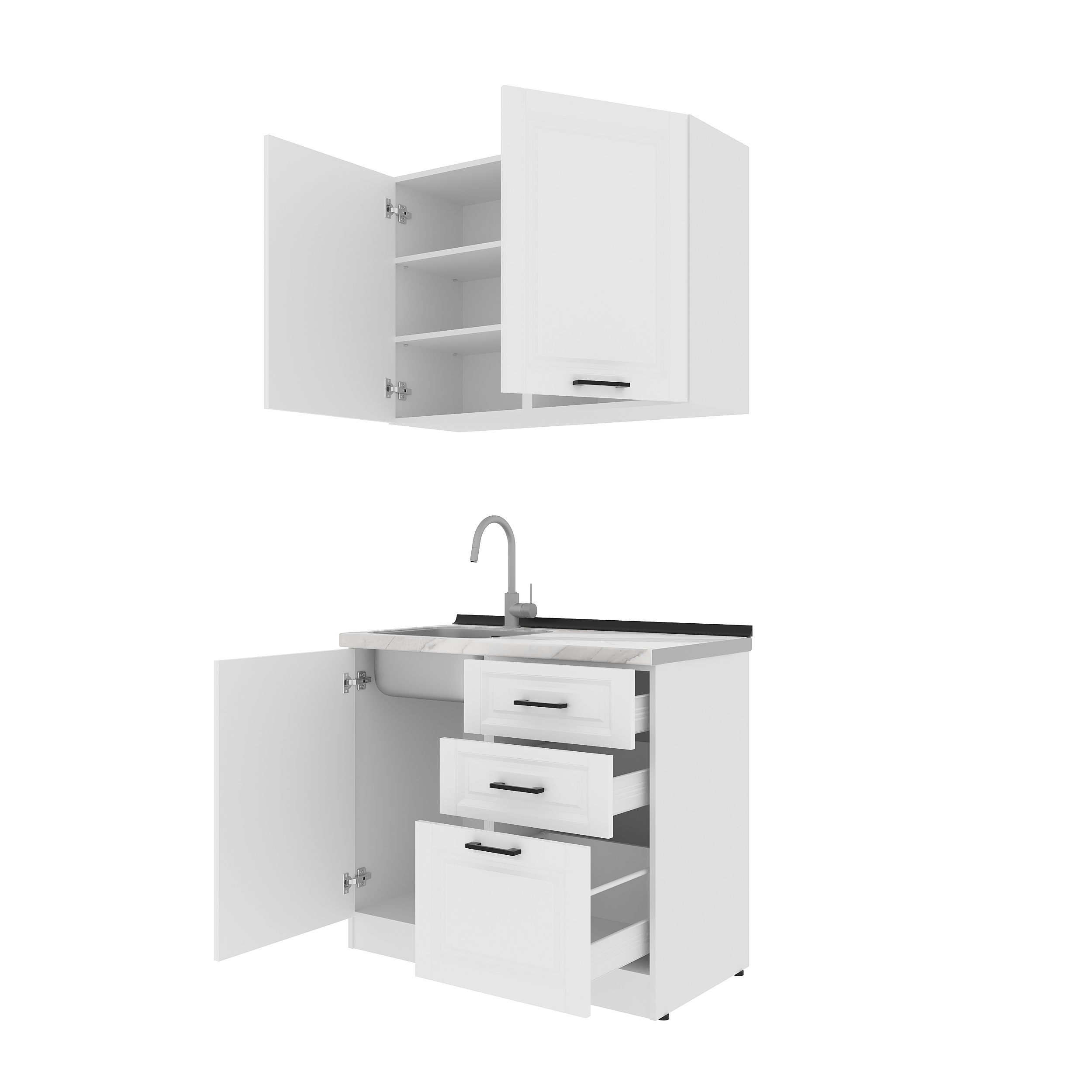Set bucătărie: Melisa Classic, Marmură, 100 cm.