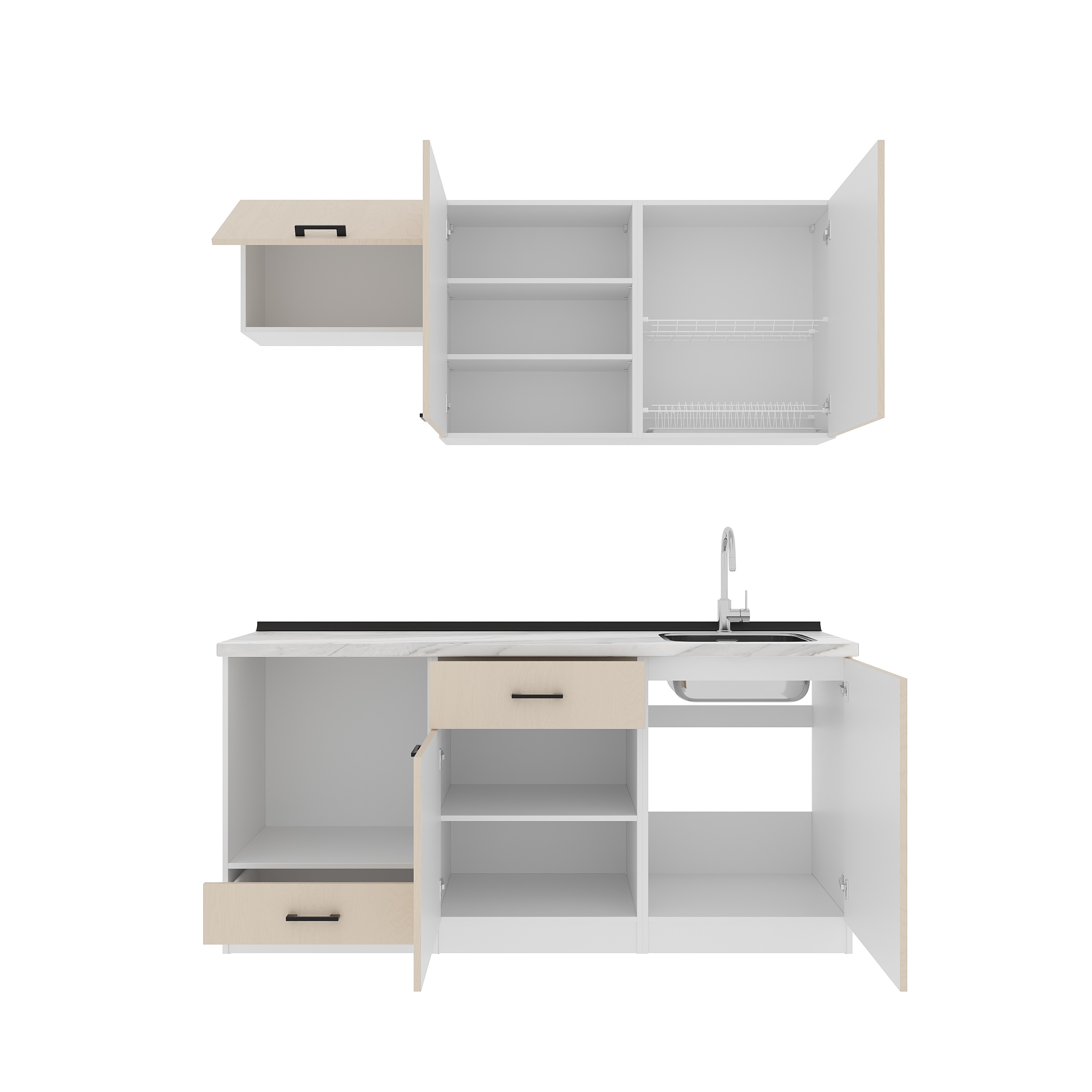 Kitchen: Luiza Modern, Мрамор, 180 cm