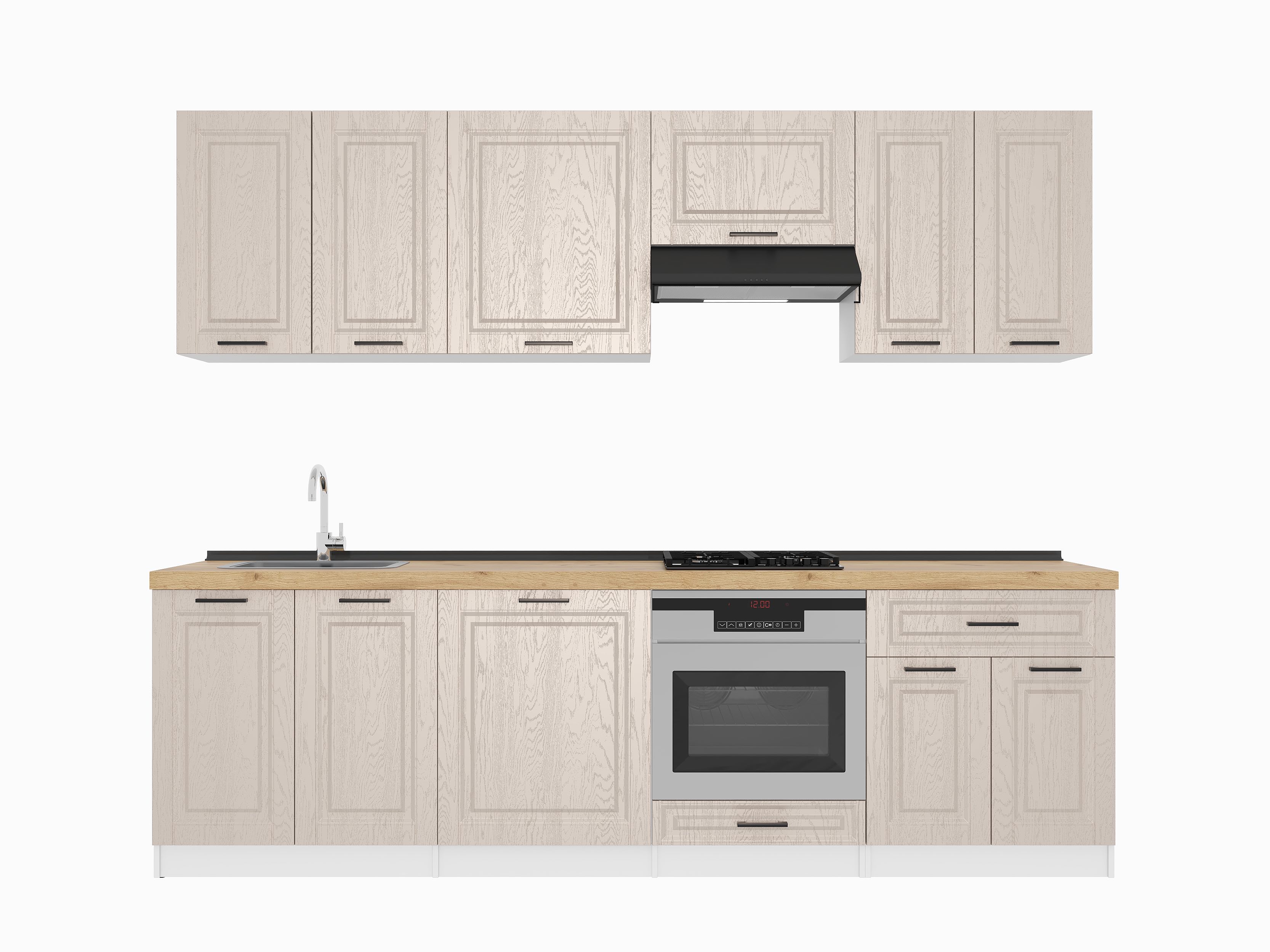Set bucătărie: Venera "A" Classic, Stejar Auriu, 270 cm