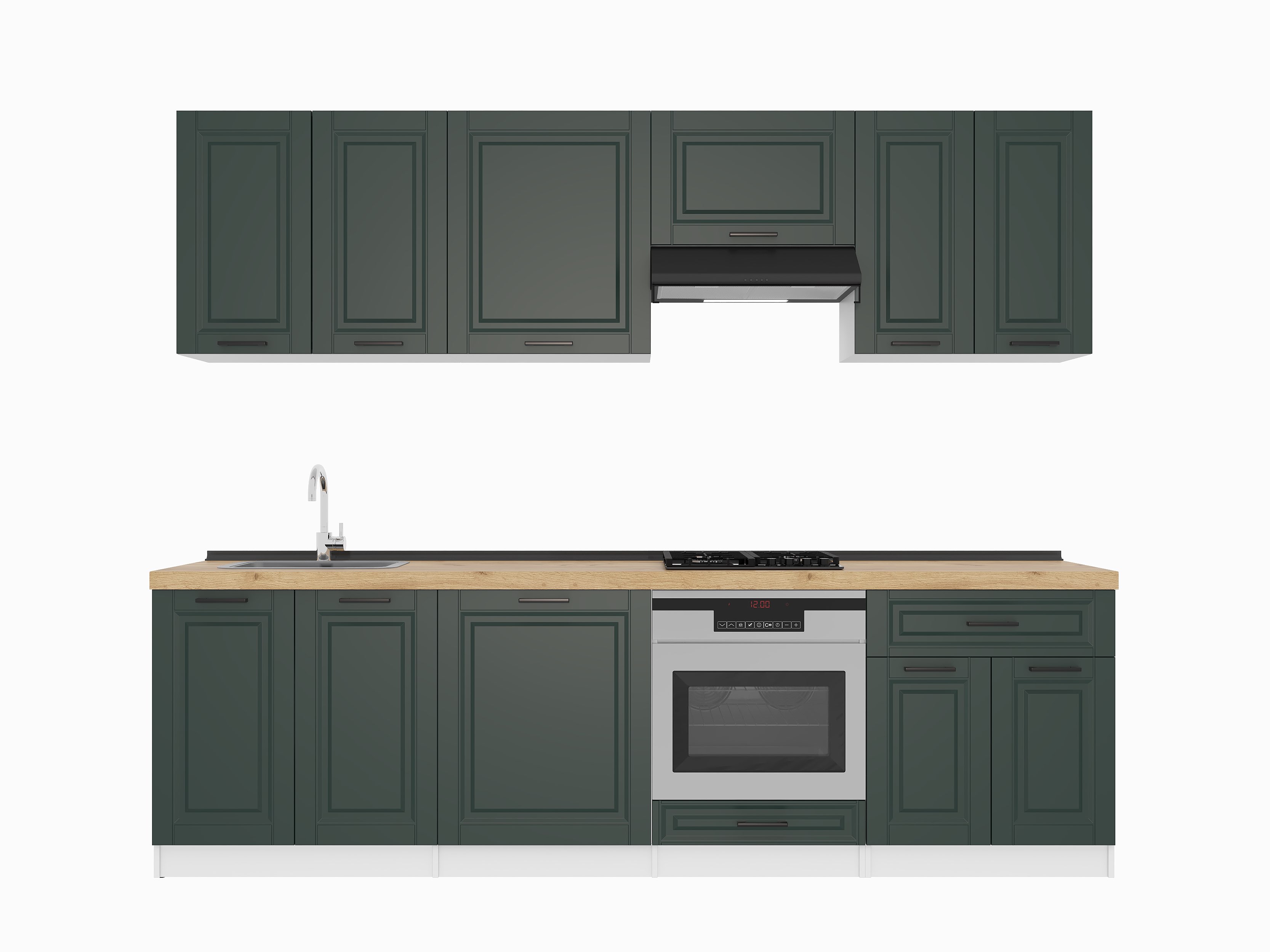 Kitchen: Venera "A" Classic, Gold Oak, 270 cm