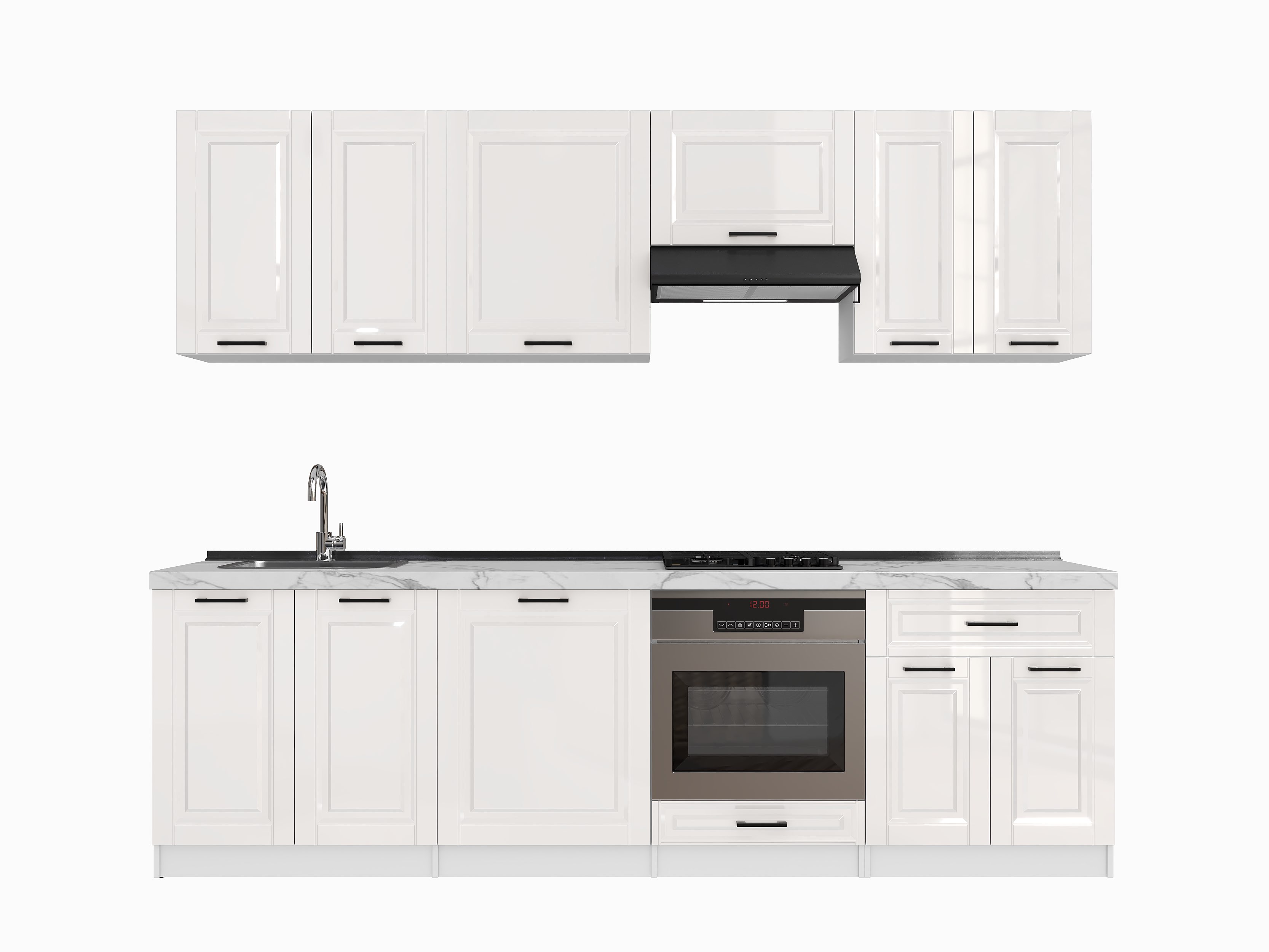 Set bucătărie: Venera "A" Classic, Marmură, 270 cm