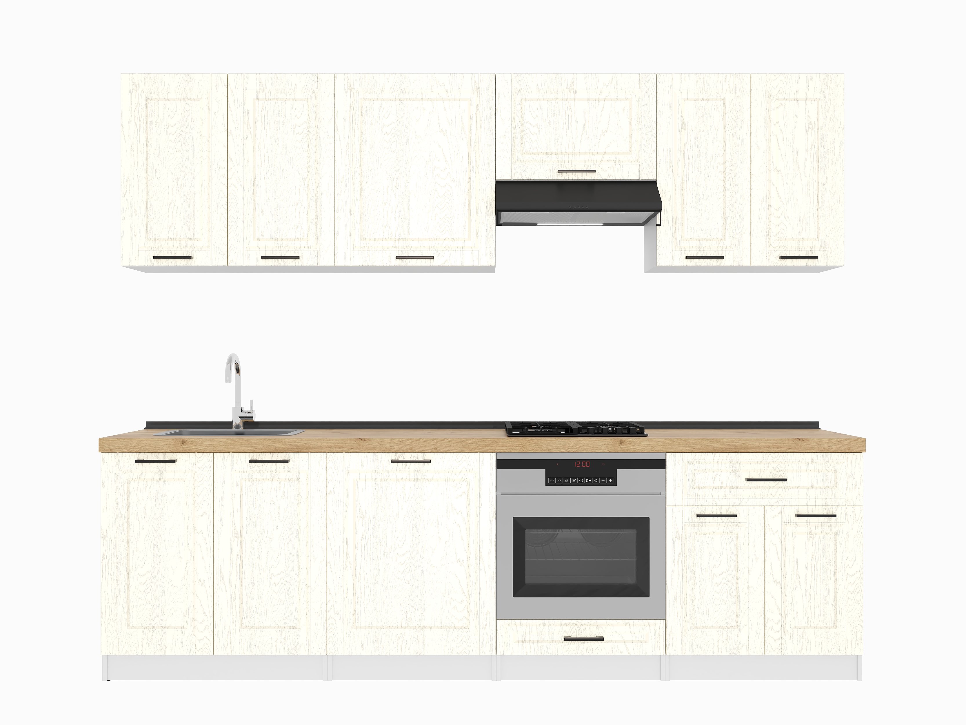 Set bucătărie: Venera "A" Classic, Stejar Auriu, 270 cm