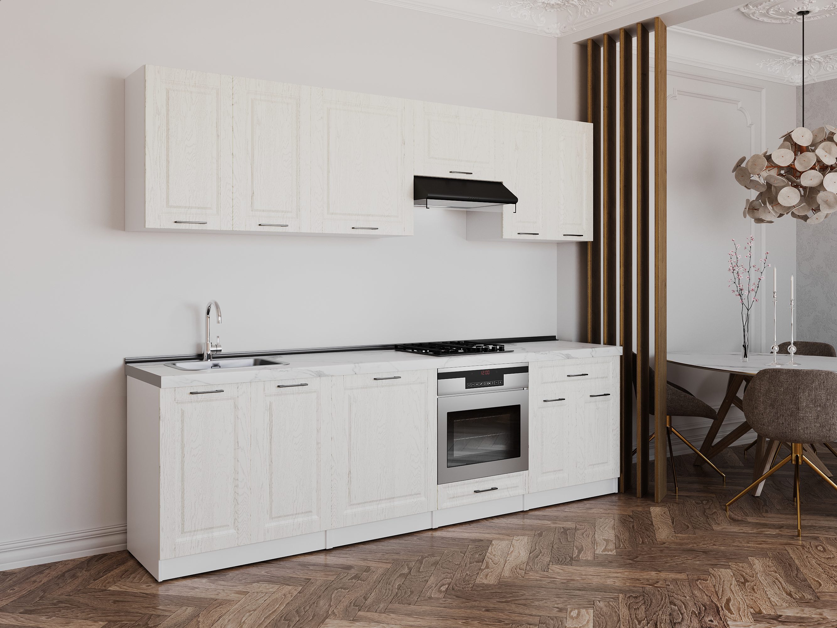 Set bucătărie: Venera "A" Classic, Marmură, 270 cm