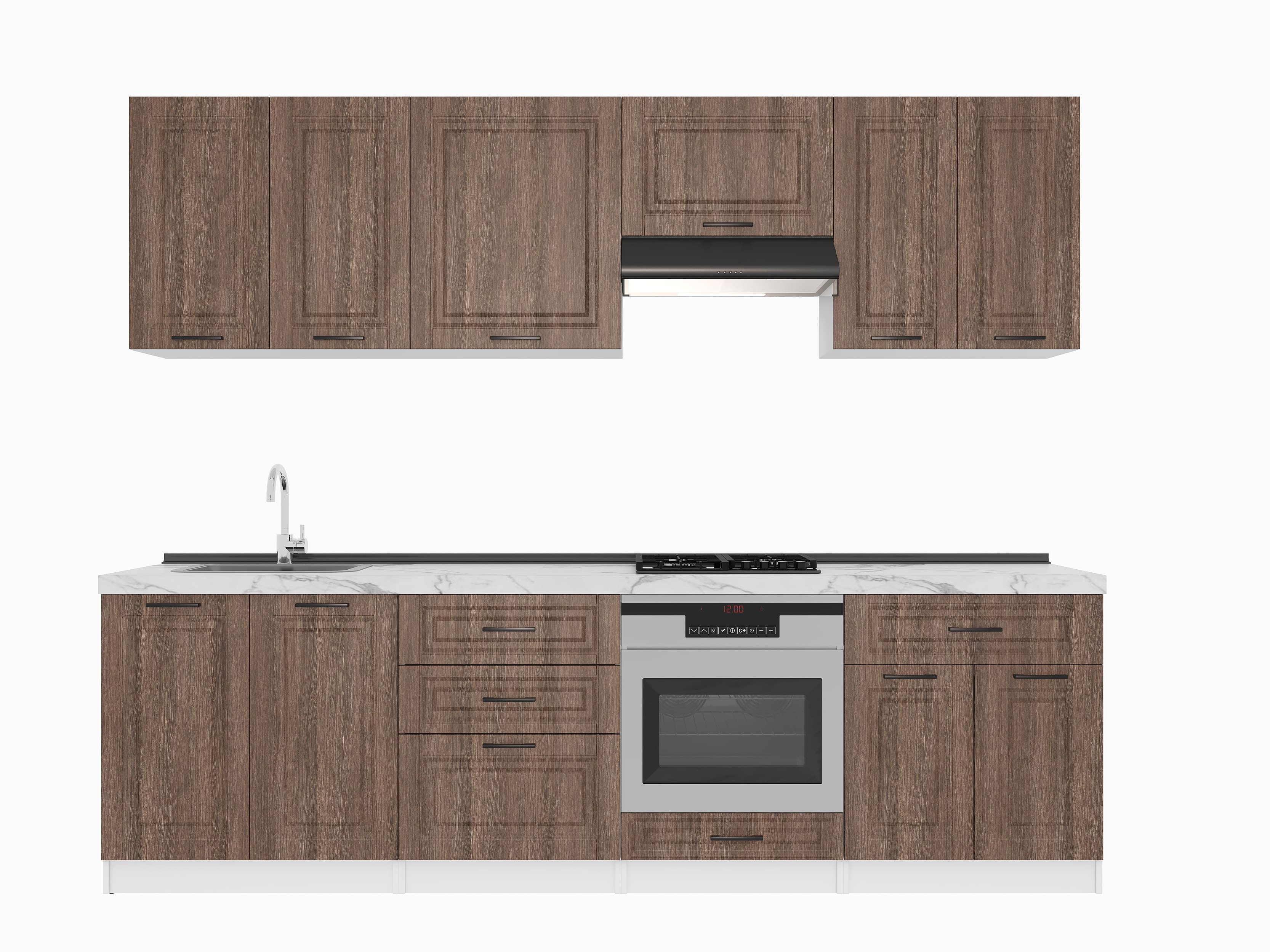 Кухонный гарнитур: Venera "B" Classic, Мрамор, 270 см