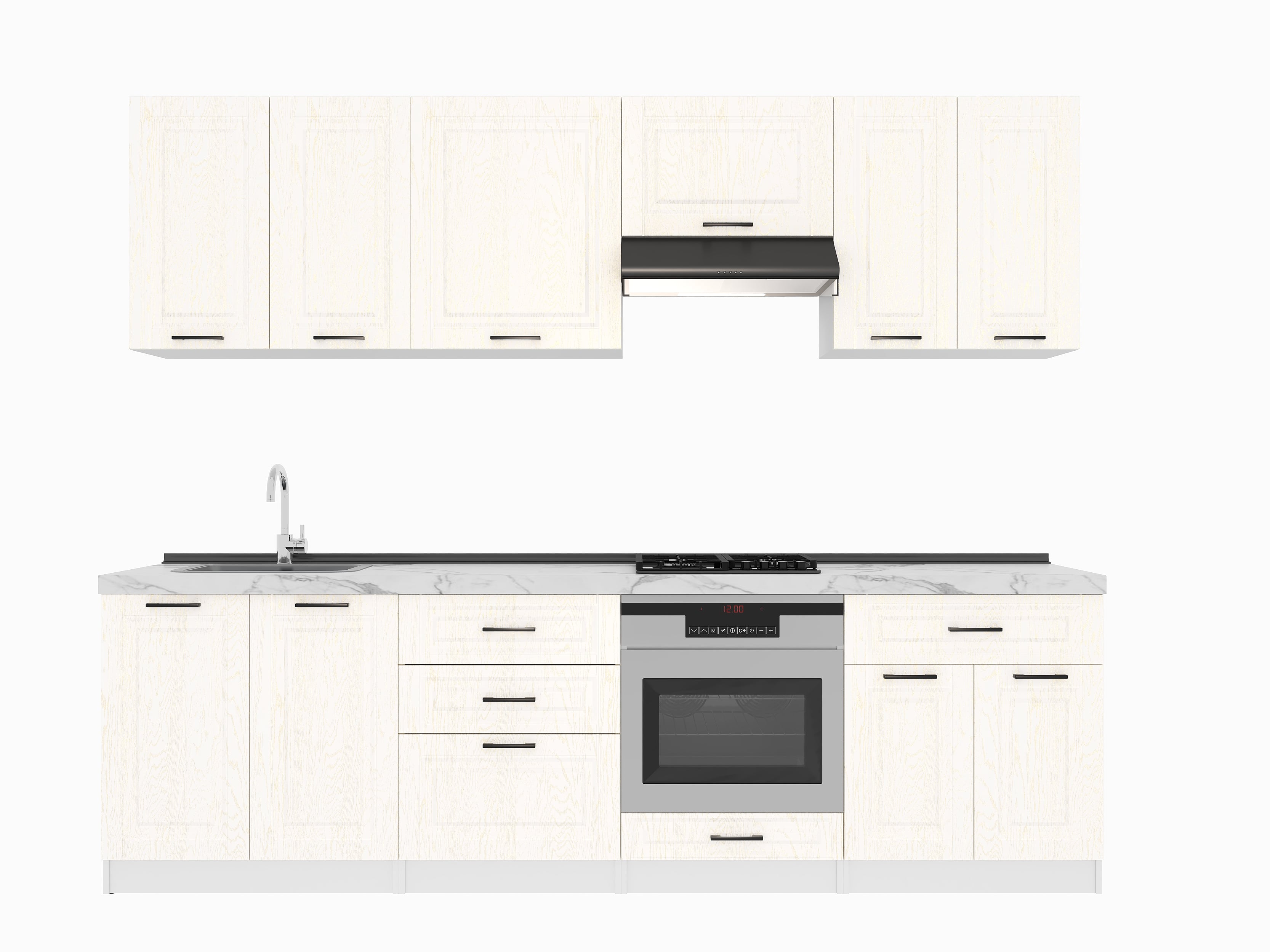 Set bucătărie: Venera "B" Classic, Marmură, 270 cm