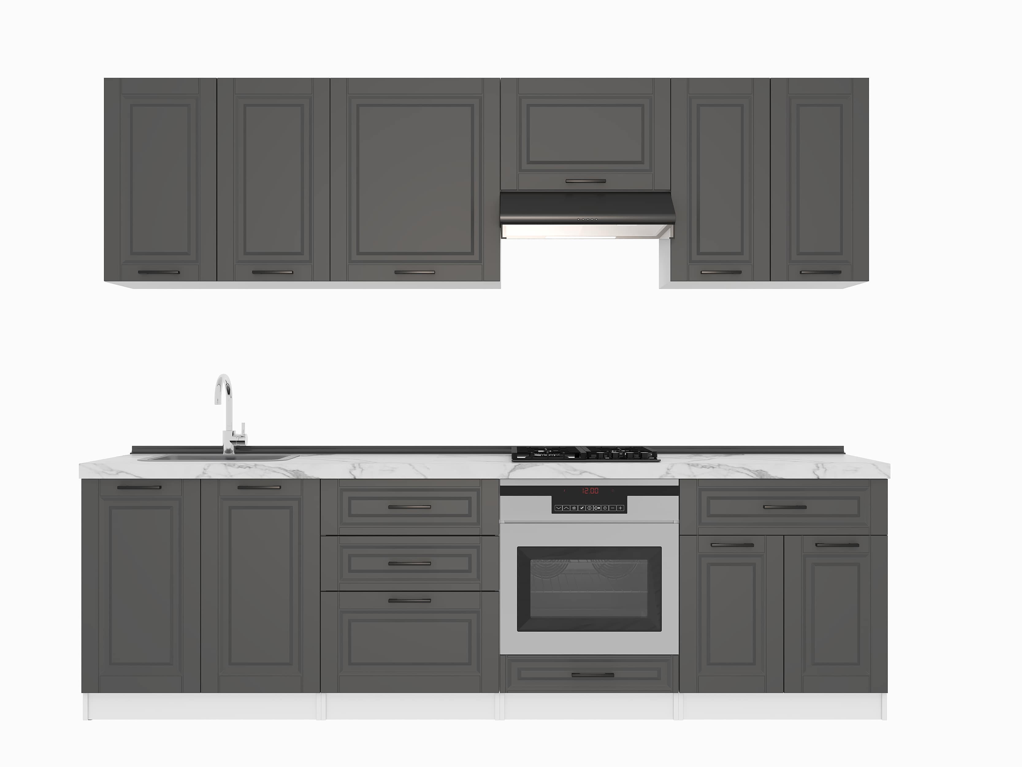 Кухонный гарнитур: Venera "B" Classic, Мрамор, 270 см