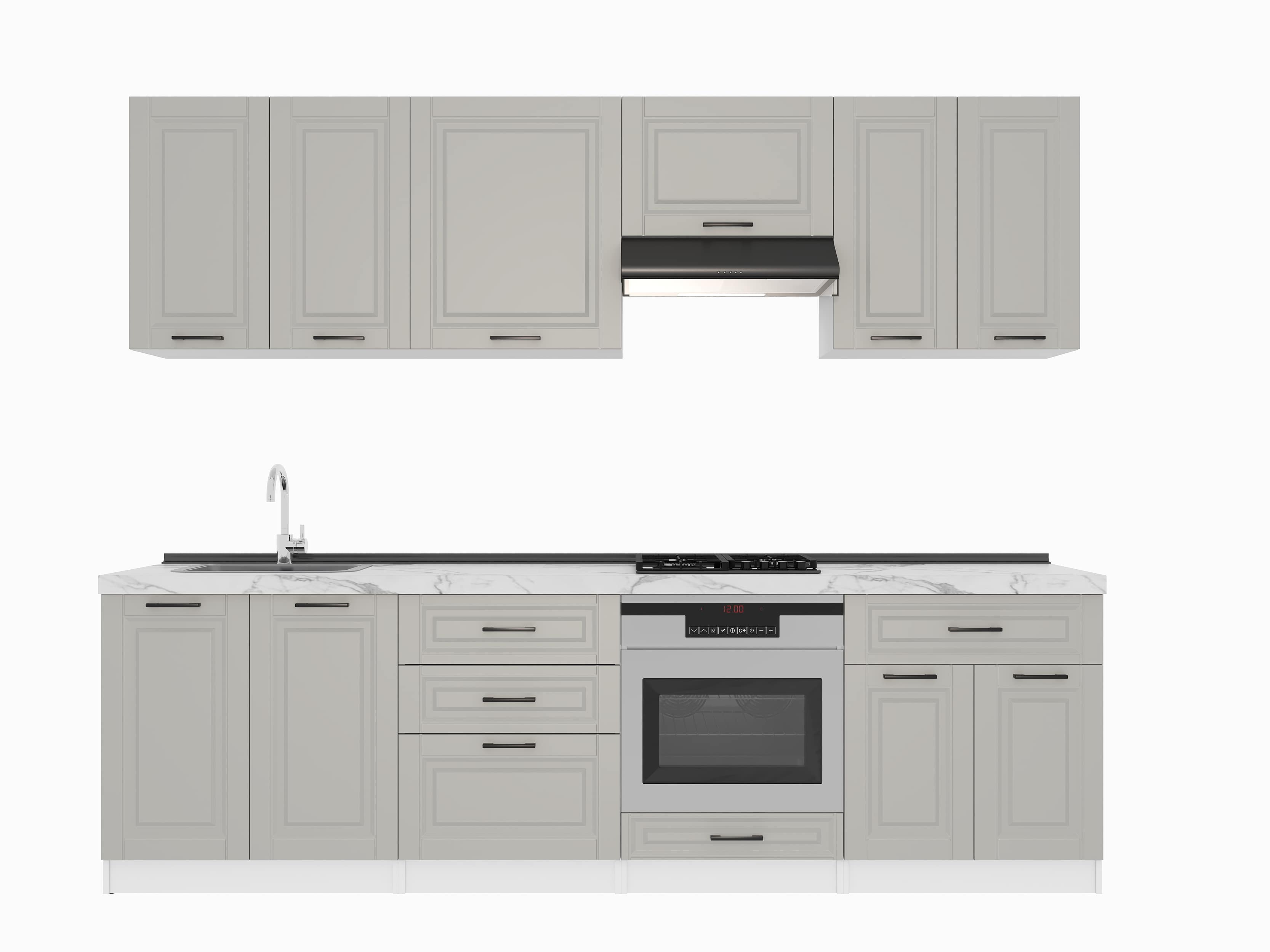 Kitchen: Venera "B" Classic, Marble, 270 cm