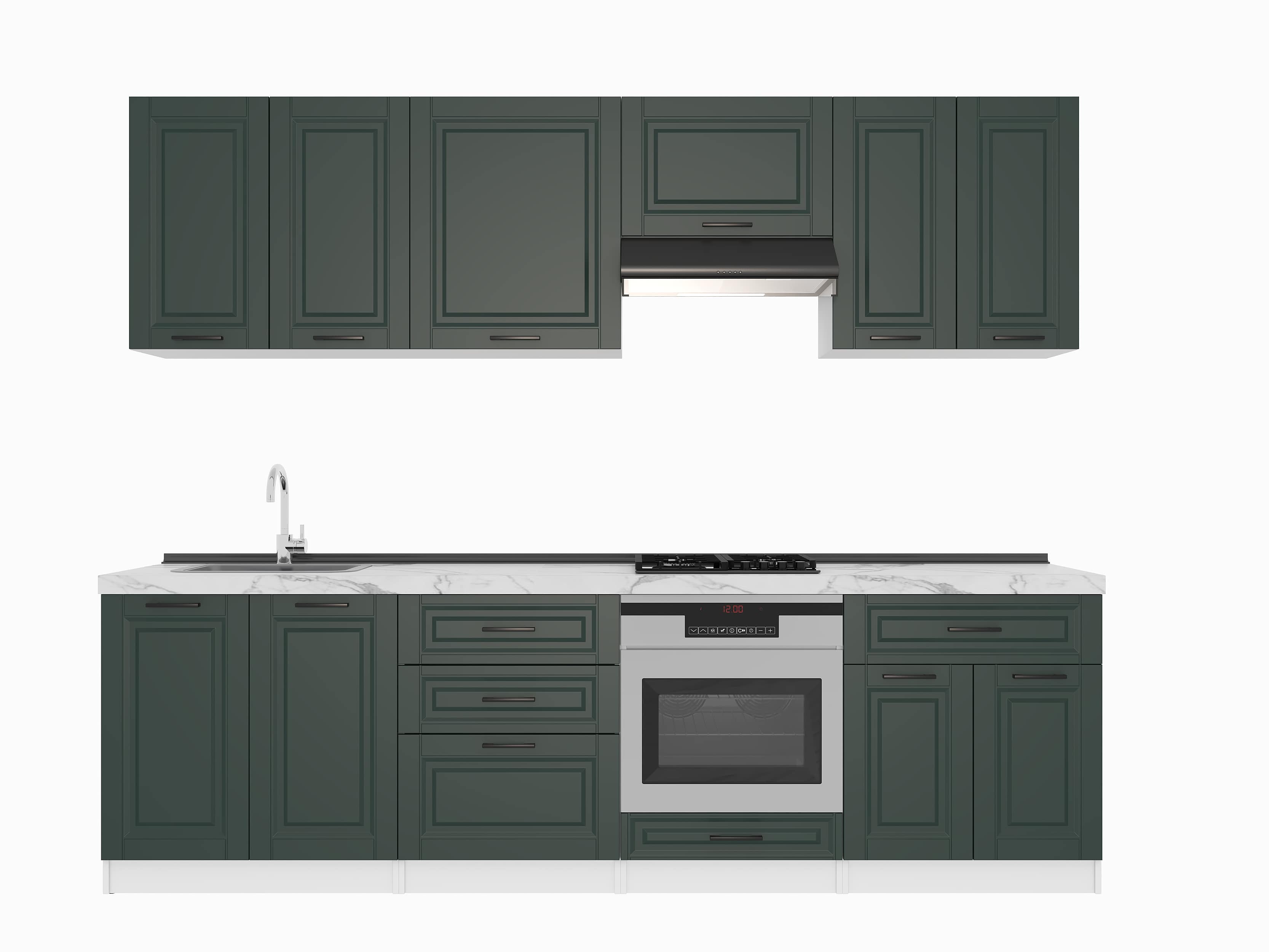 Kitchen: Venera "B" Classic, Marble, 270 cm