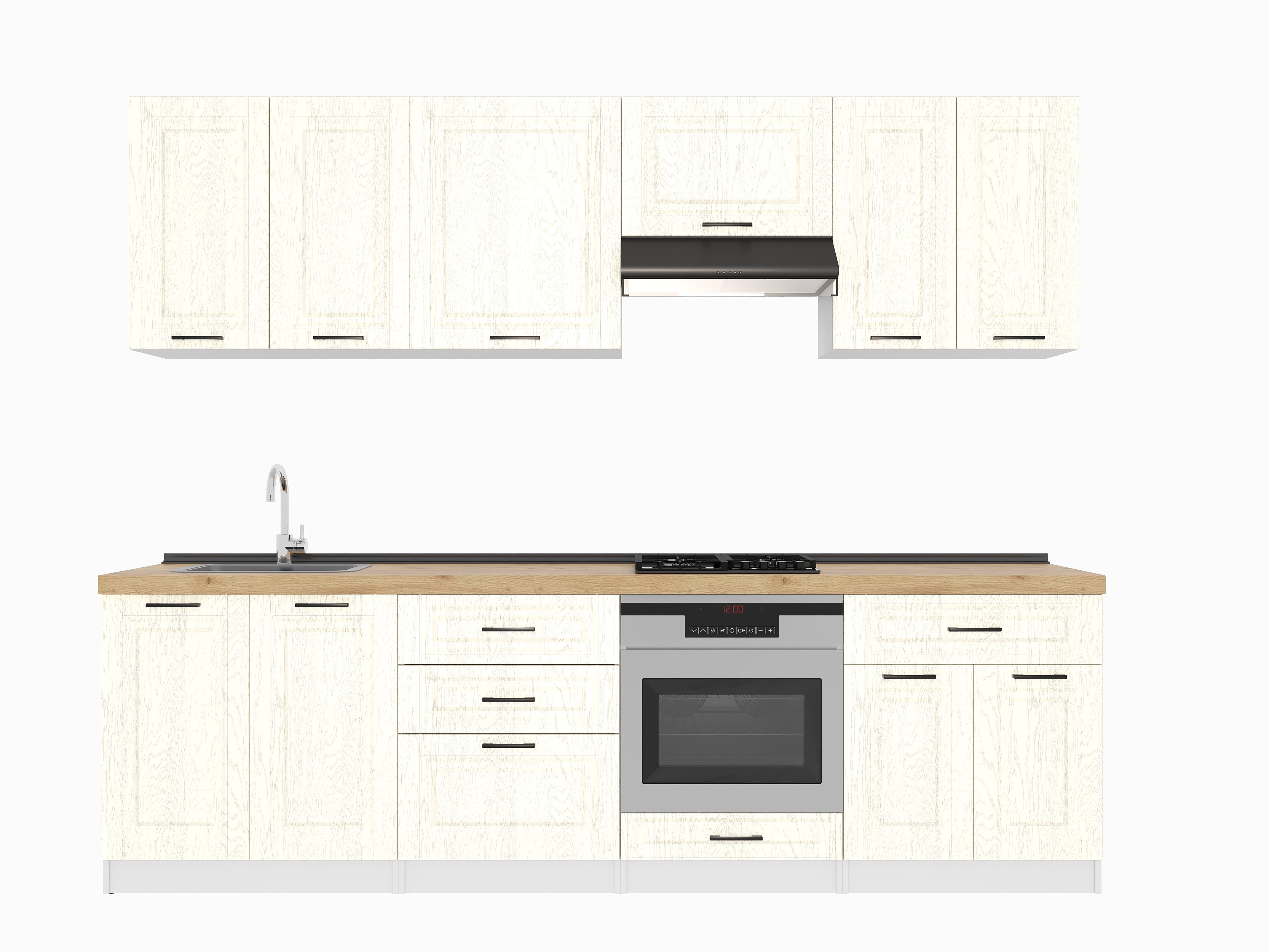 Set bucătărie: Venera "B" Classic, Stejar Auriu, 270 cm