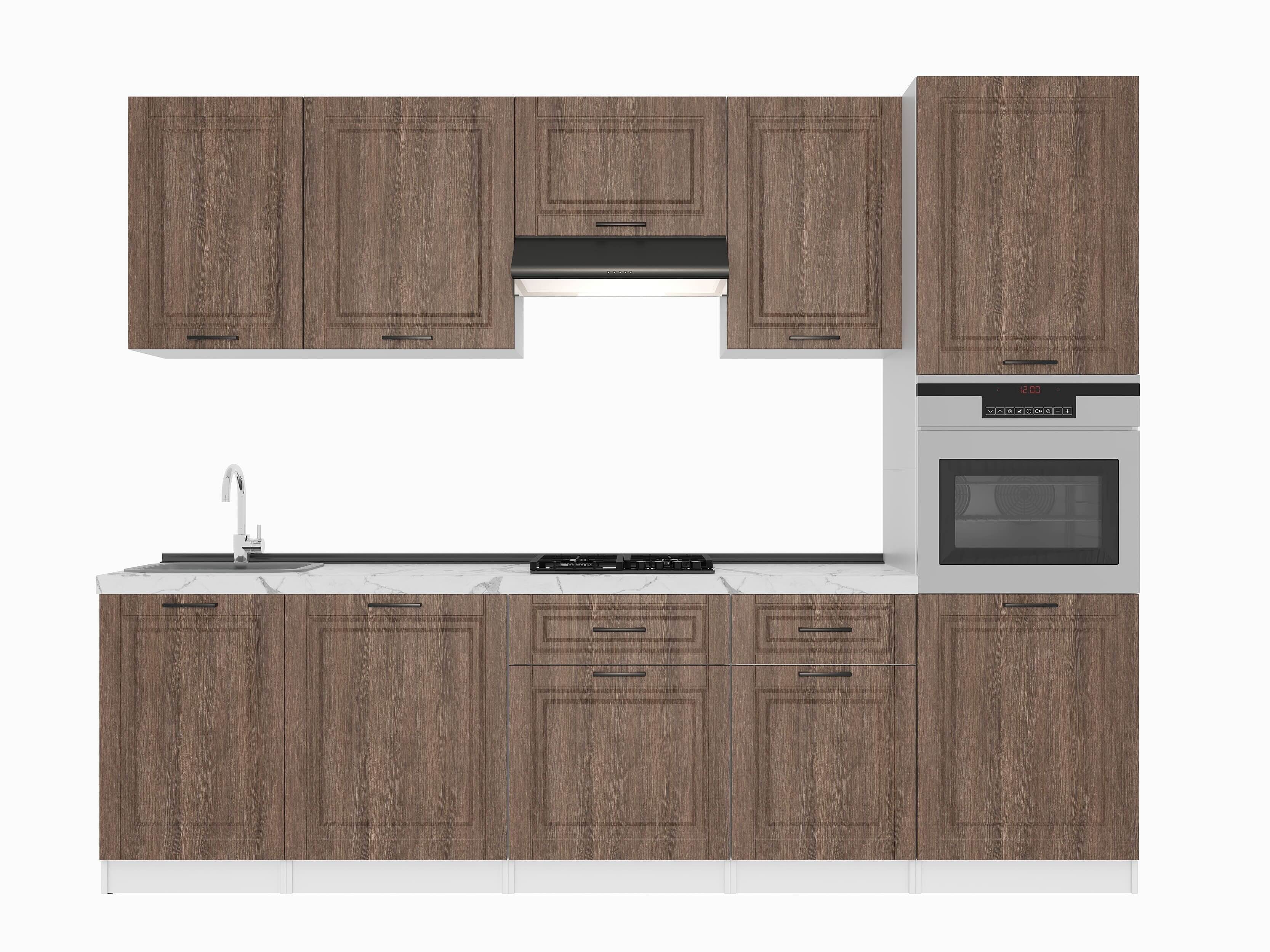 Кухонный гарнитур: Stefani "B" Classic, Мрамор, 280 cm