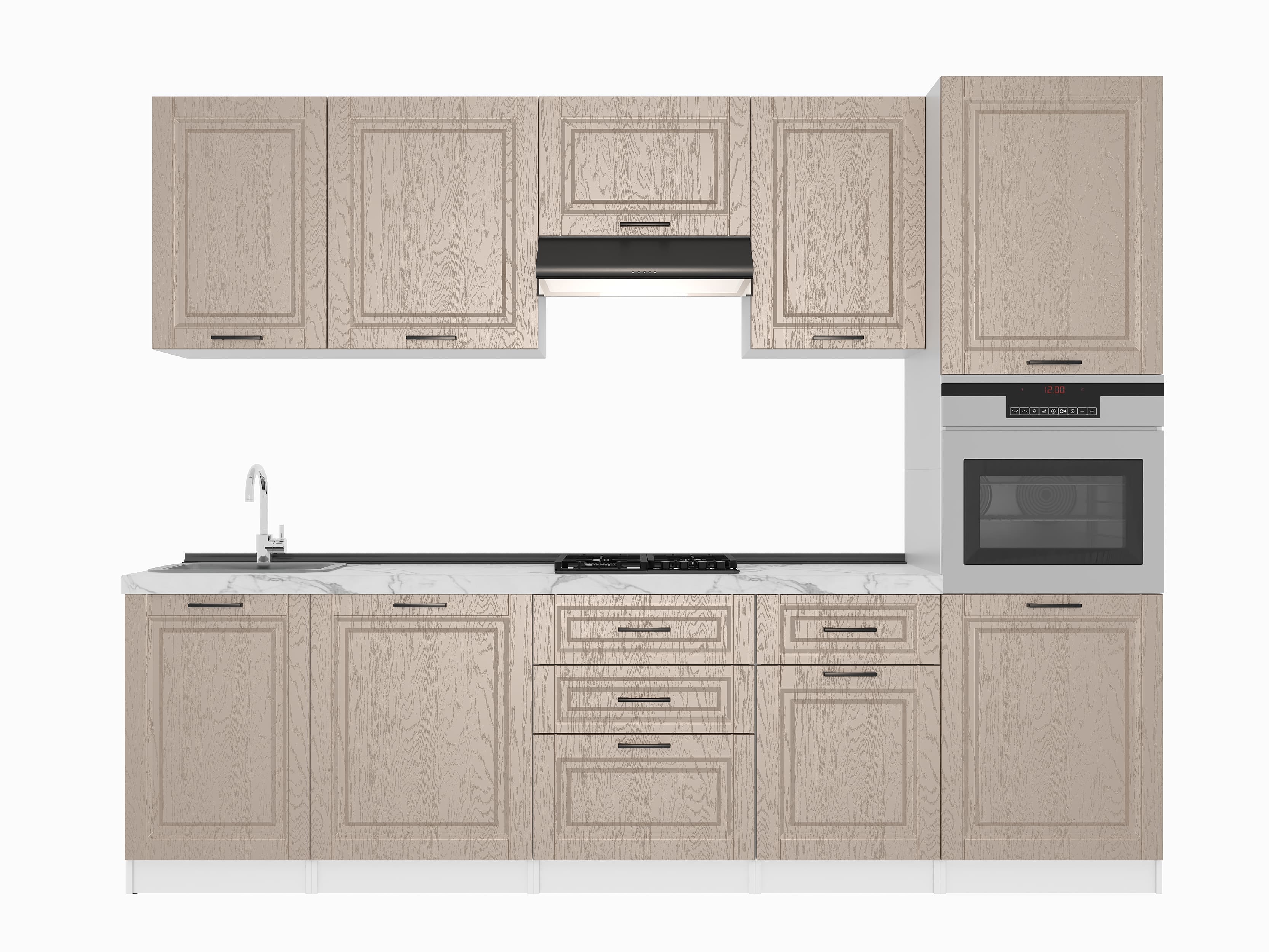 Кухонный гарнитур: Stefani "C" Classic, Мрамор, 280 cm