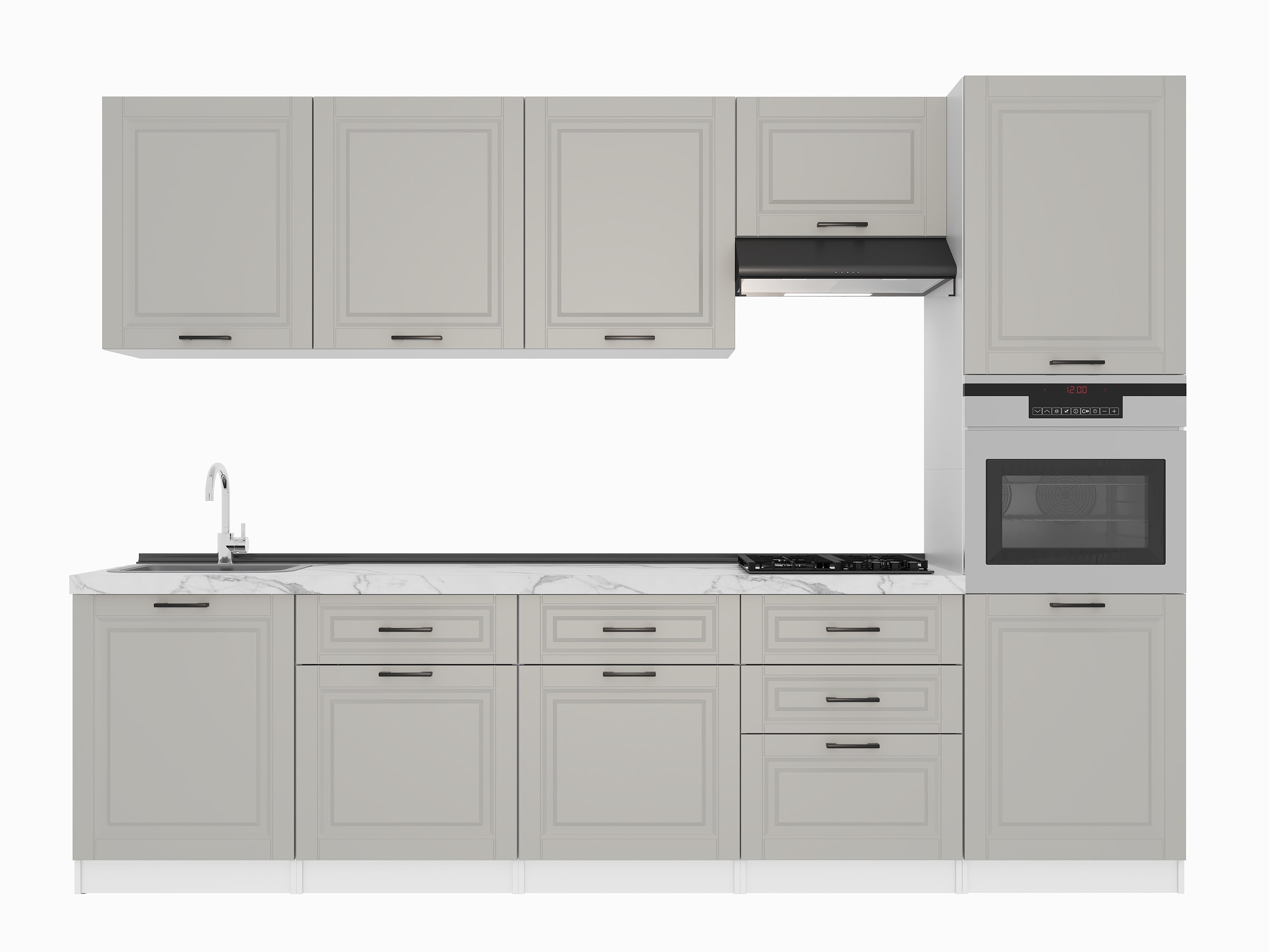 Kitchen: Valensia "A" Classic, Marble, 300 cm