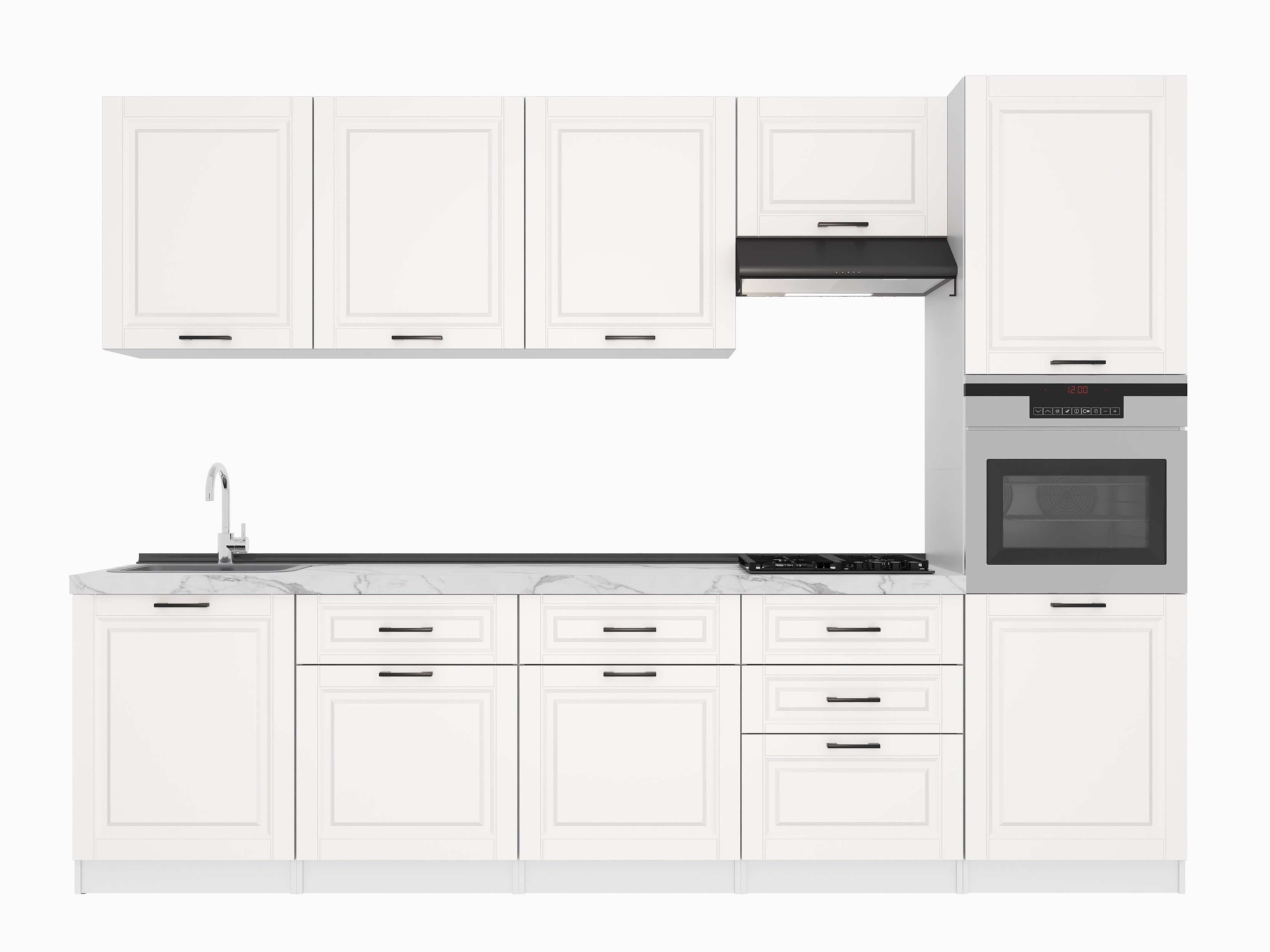 Kitchen: Valensia "A" Classic, Marble, 300 cm