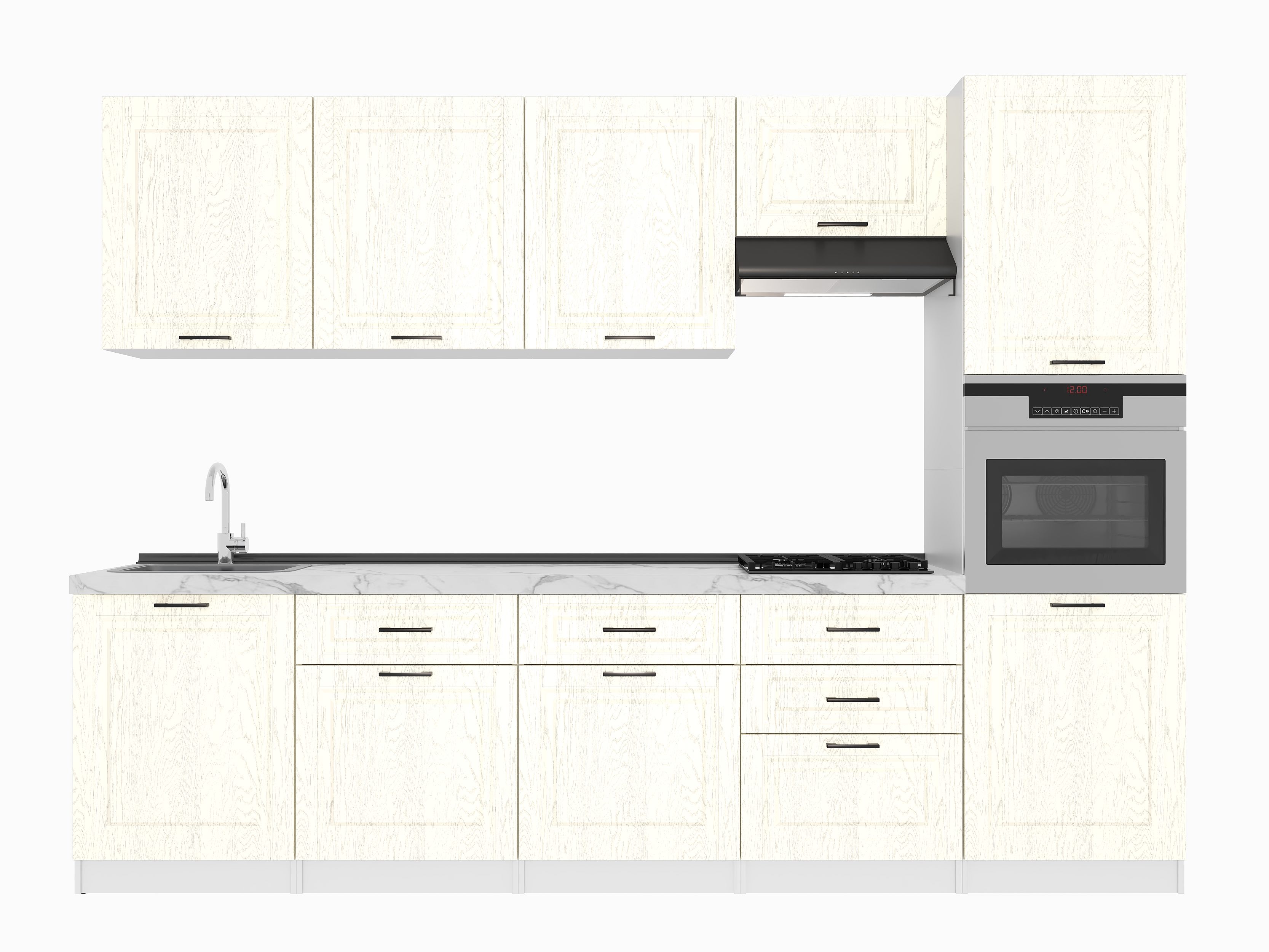 Kitchen: Valensia "A" Classic, Marble, 300 cm