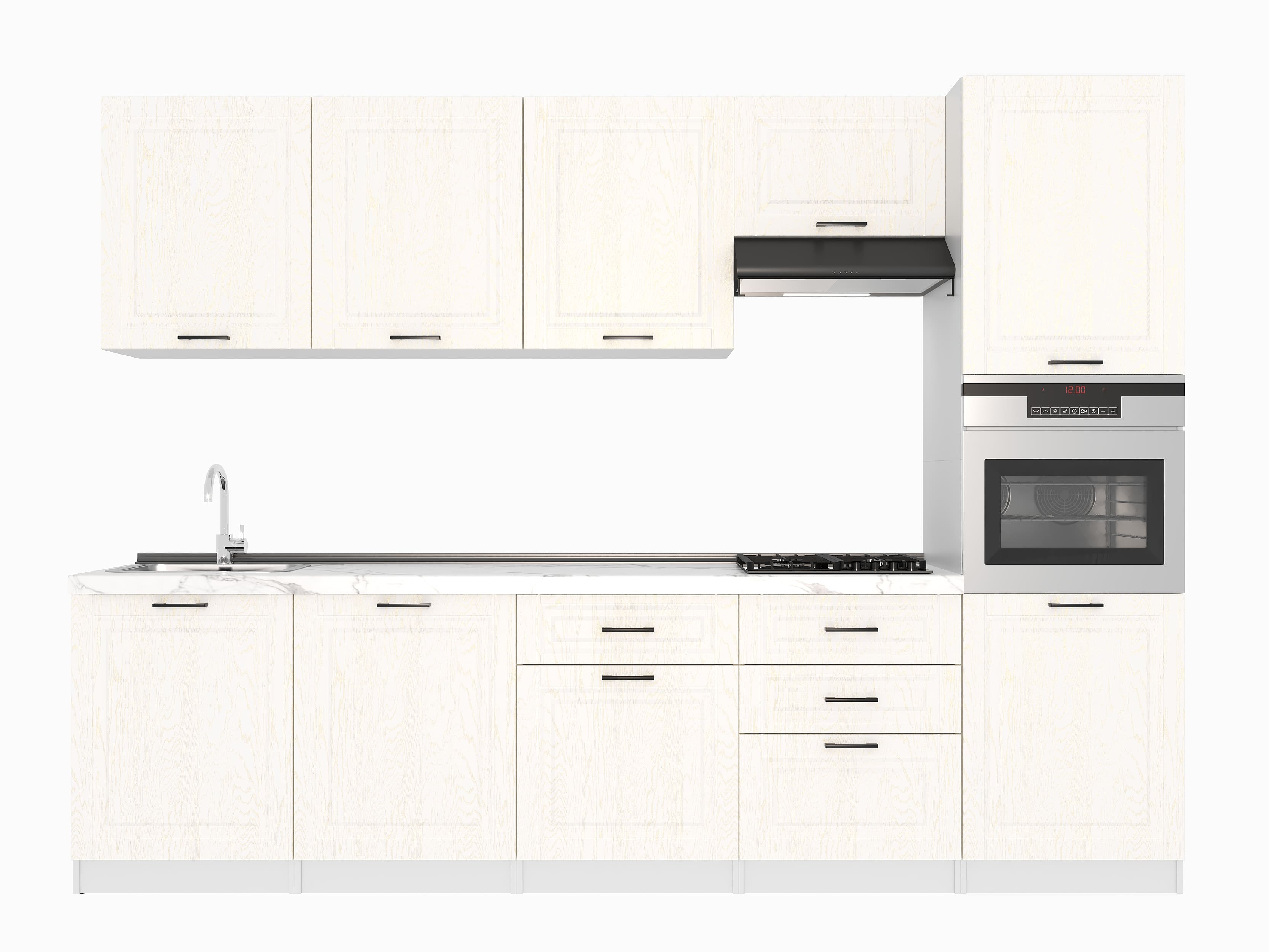 Kitchen: Valensia "B" Classic, Marble, 300 cm