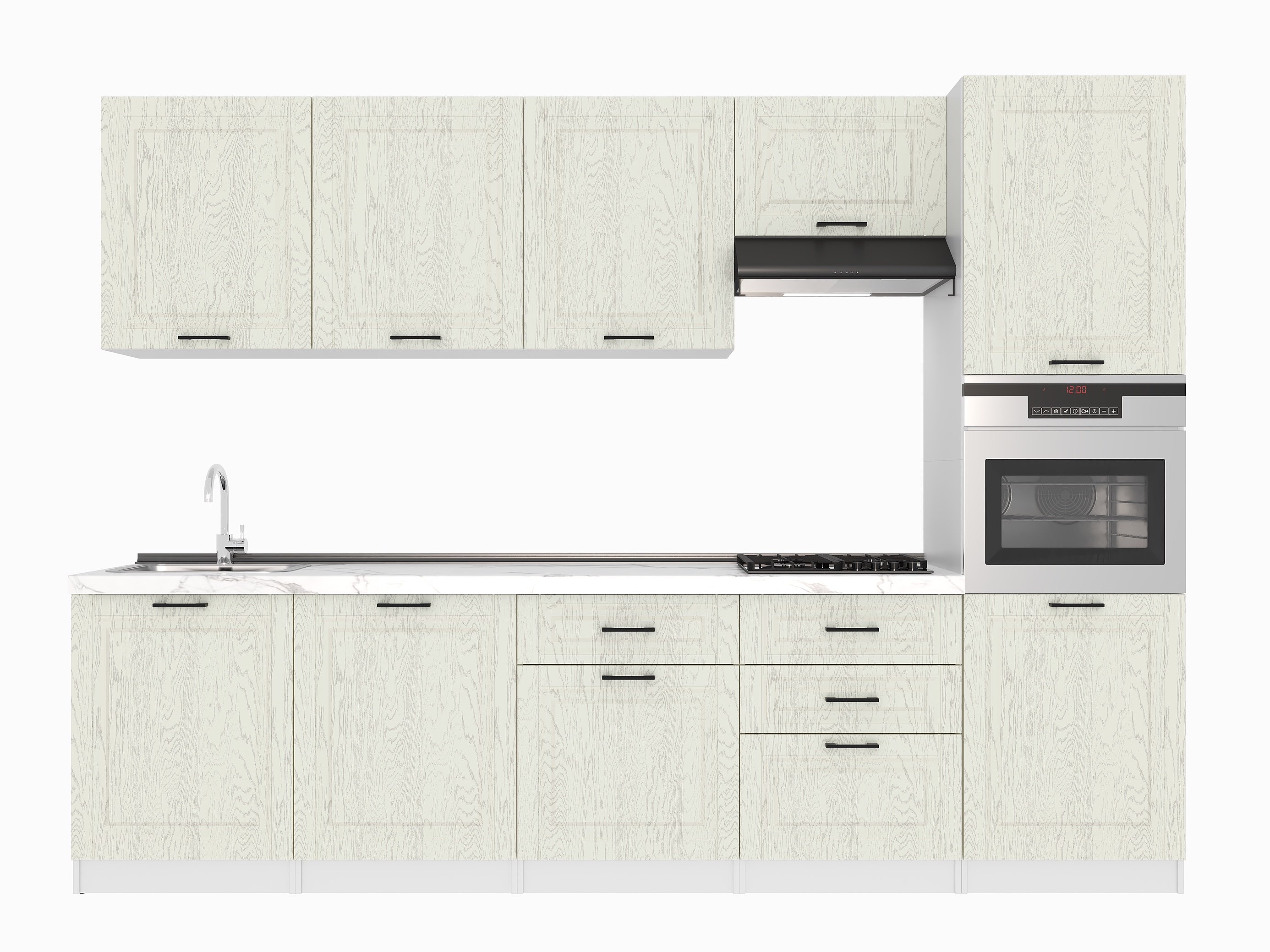 Set bucătărie: Valensia "B" Classic, Marmură, 300 cm