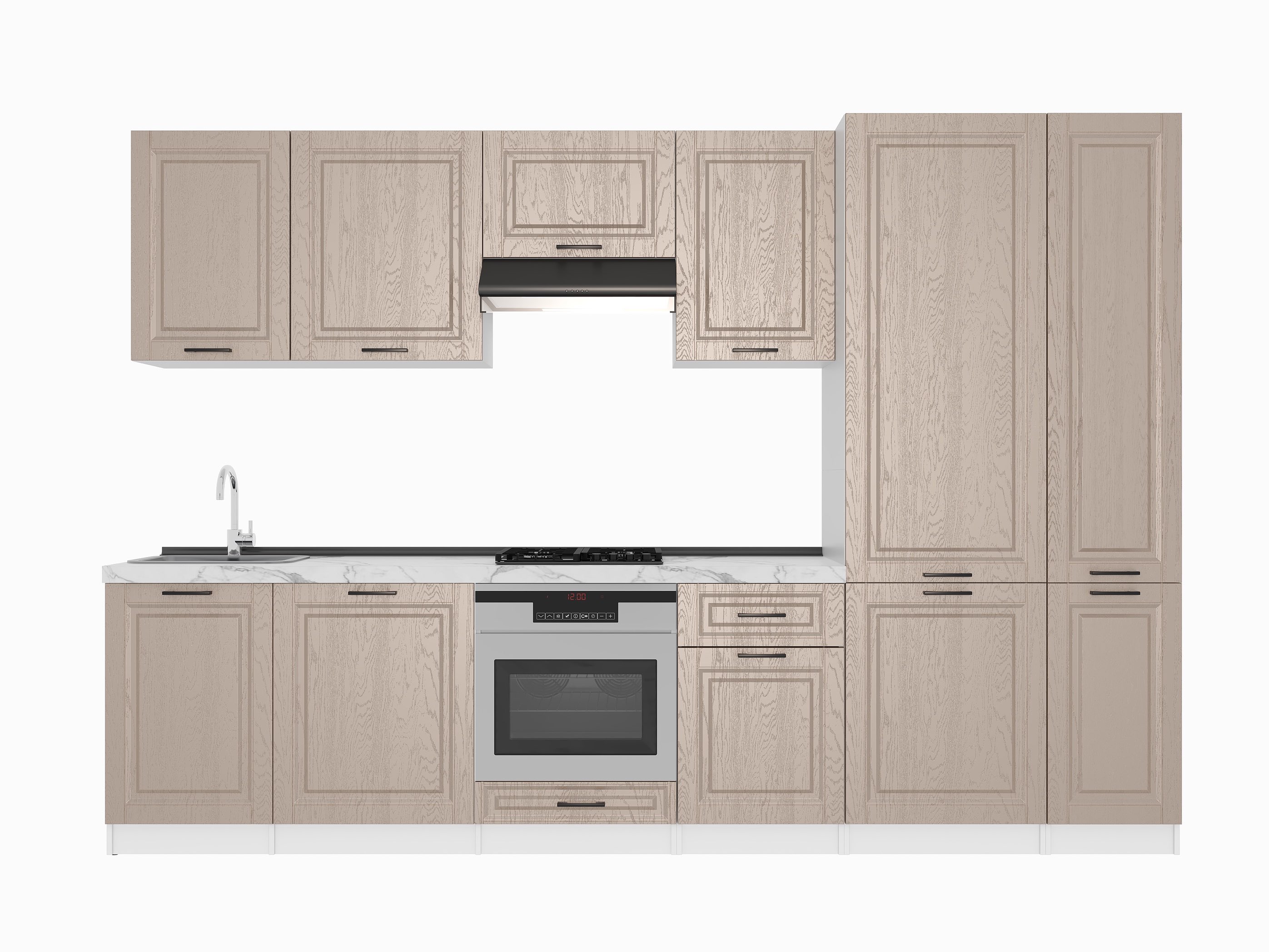 Кухонный гарнитур: Lana "B" Classic, Мрамор, 320 cm