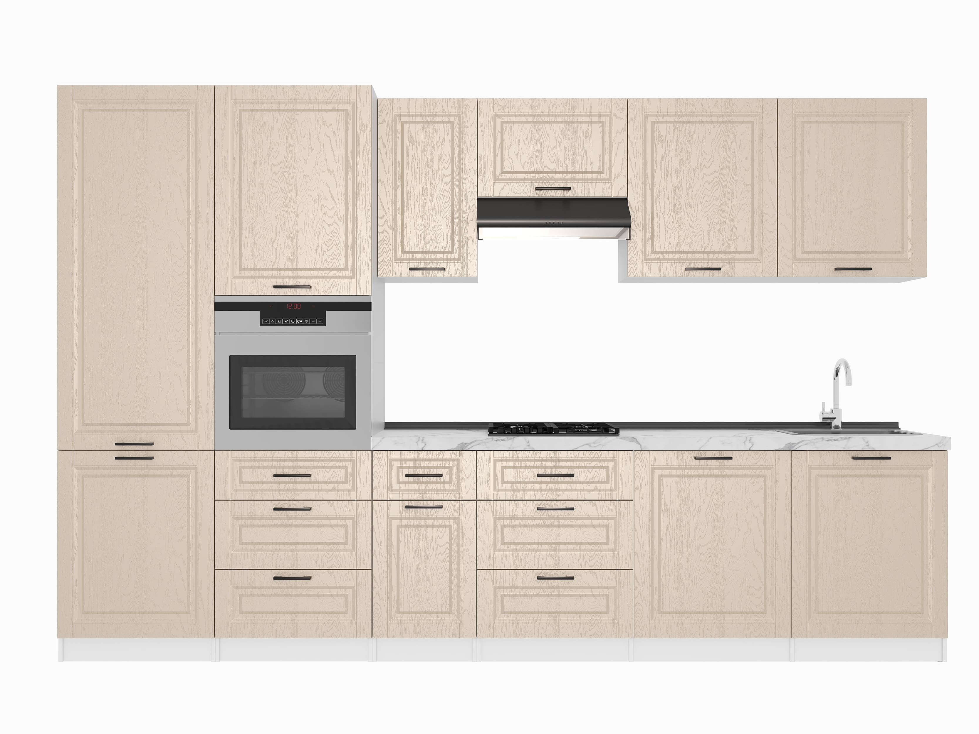 Кухонный гарнитур: Sandra Classic, Мрамор, 340 cм
