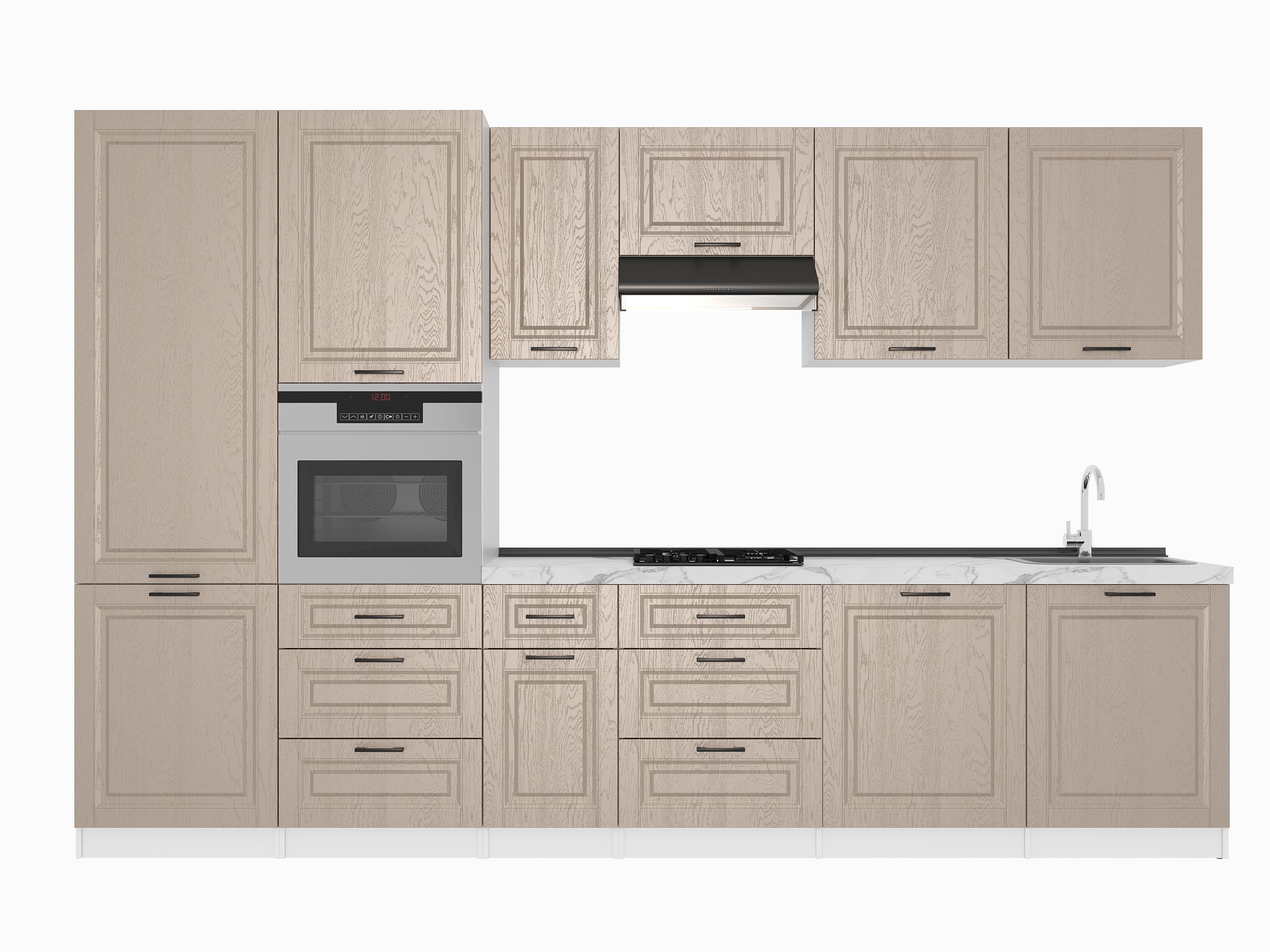 Кухонный гарнитур: Sandra Classic, Мрамор, 340 cм