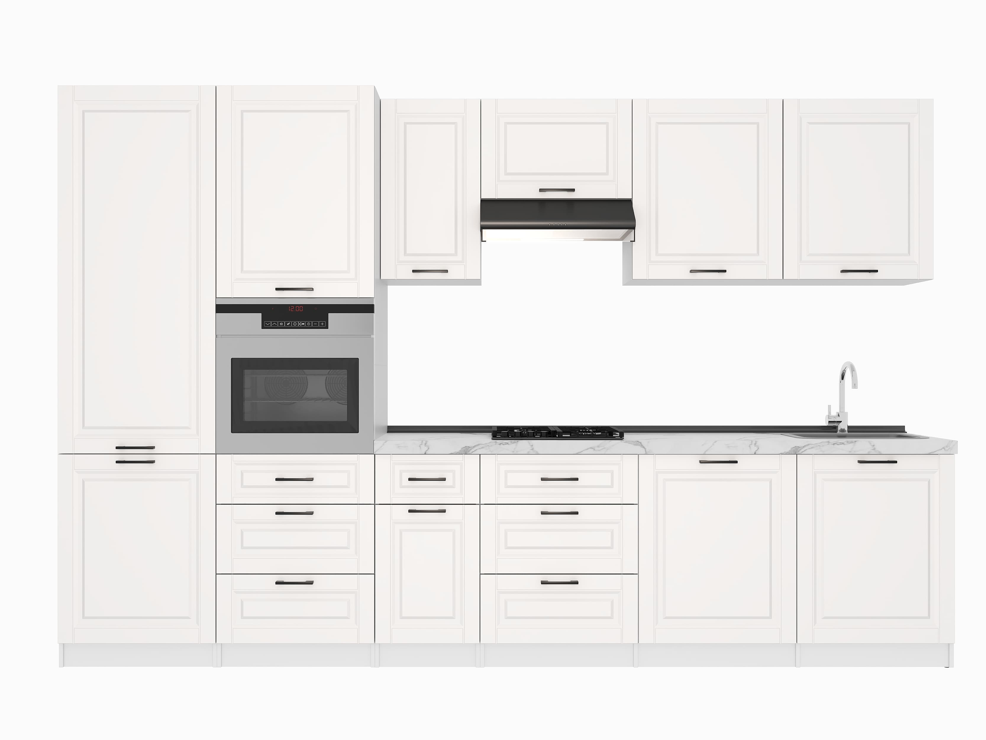 Kitchen: Sandra Classic, Marble, 340 cm