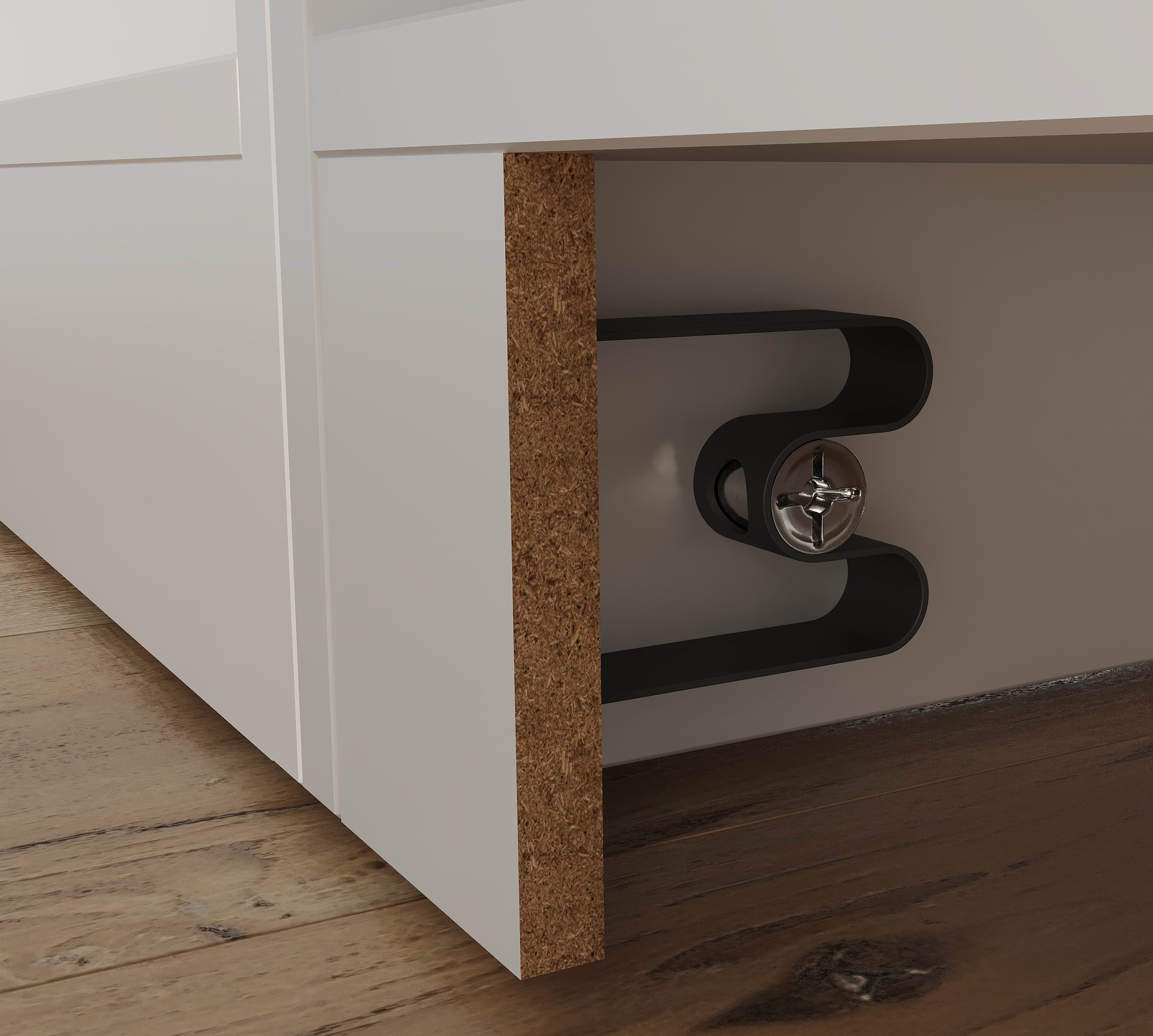 Kitchen: Laguna "C" Modern, Gold Oak, 210 cm